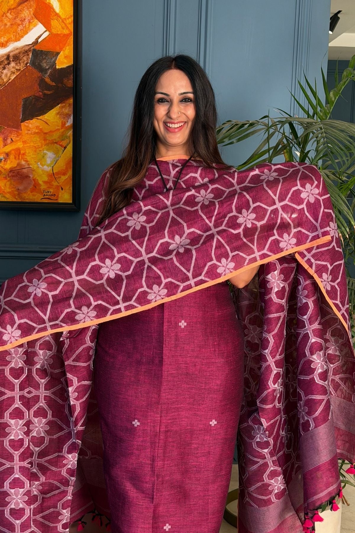 Jayshree linen kurta dupatta sets!!