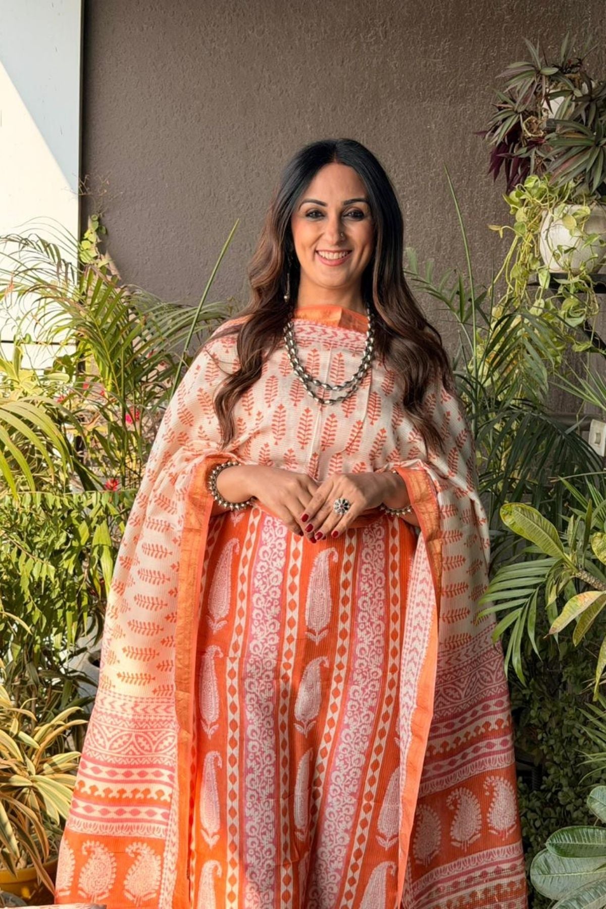 Bagh full sets on pure Maheshwari Silk