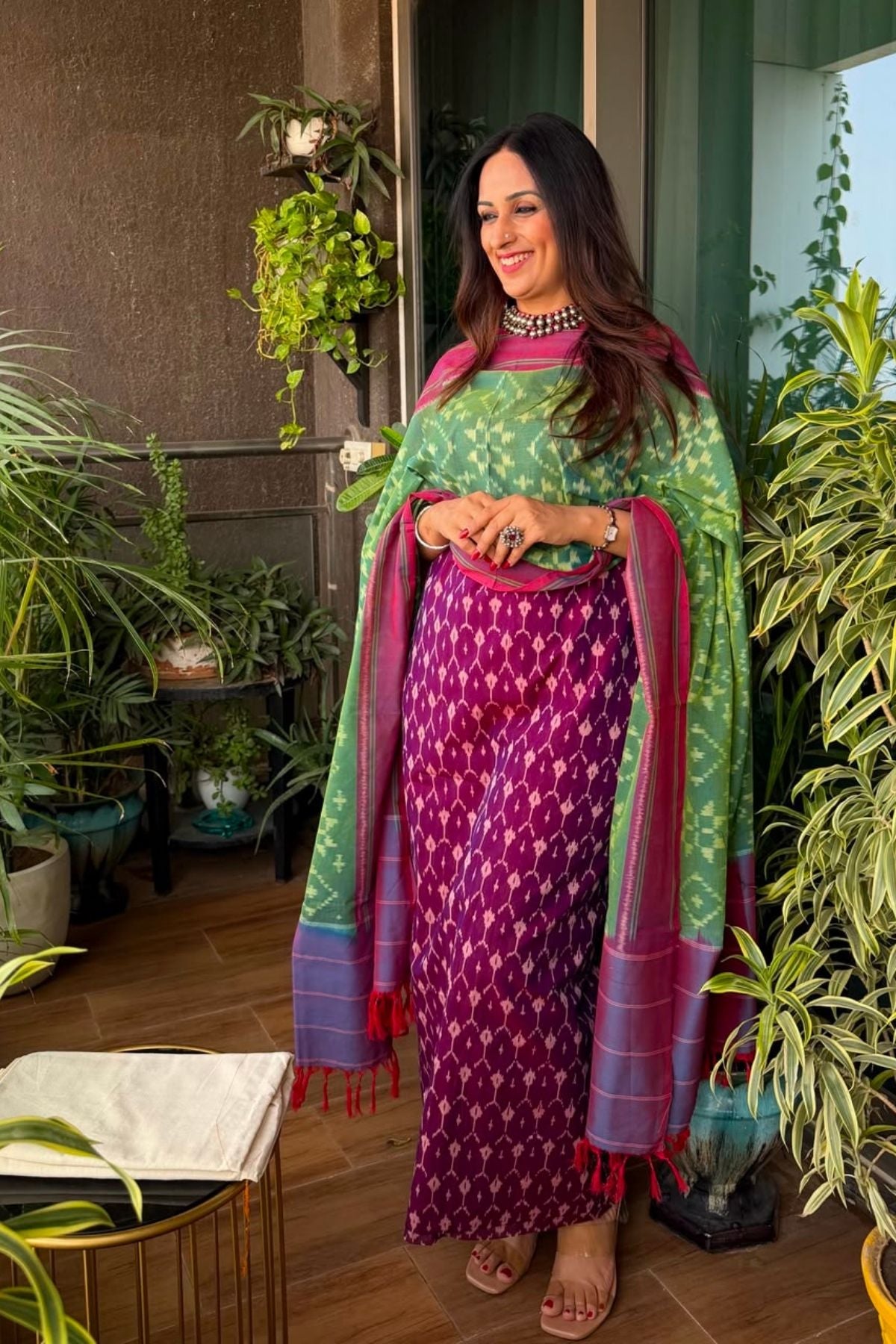 Mercerised cotton Ikat full sets!!
