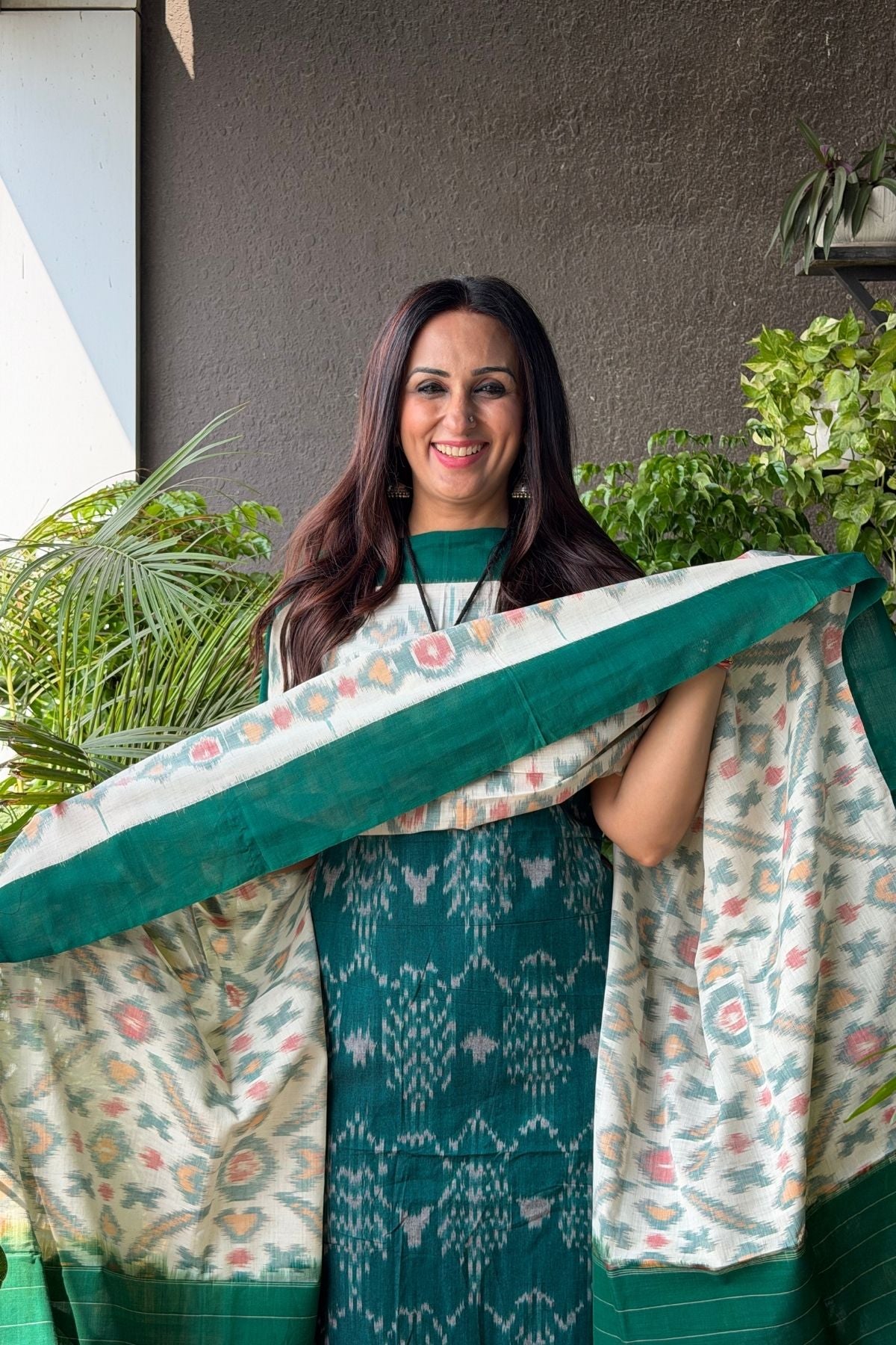 Double Ikat cotton full sets!!