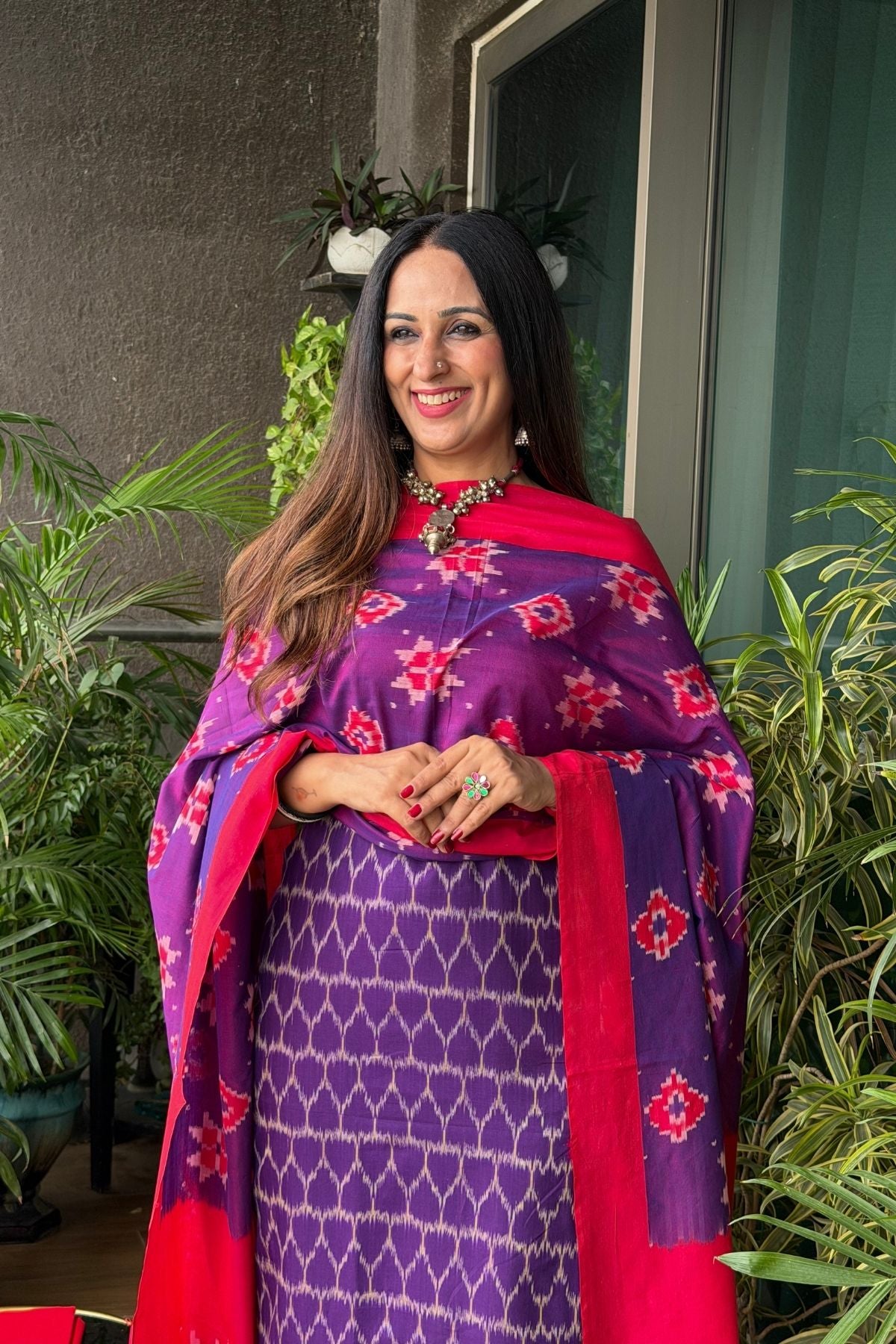 Mercerised cotton Ikat full sets!!