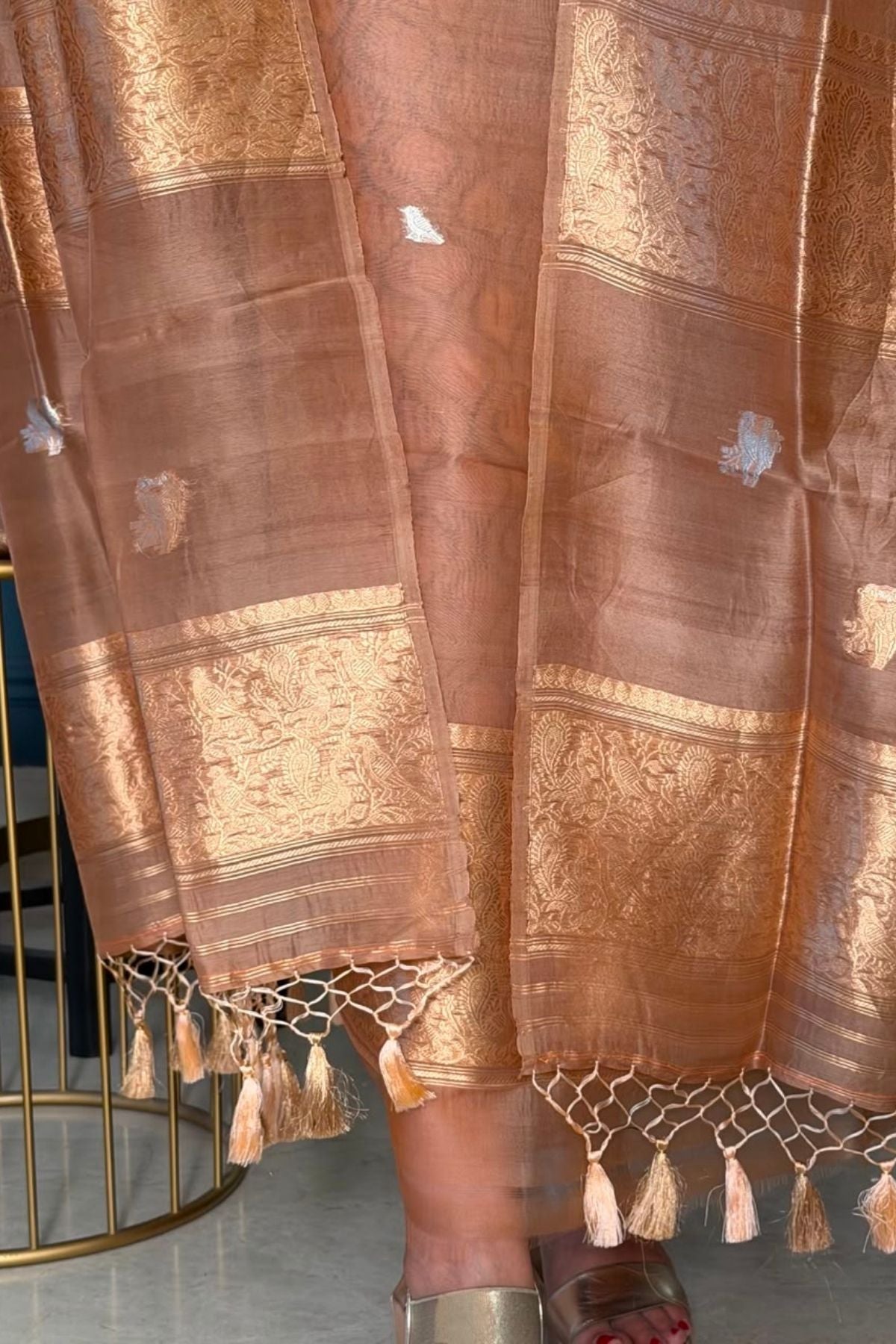 New Banarasi weave suit sets on pure organza silk!!