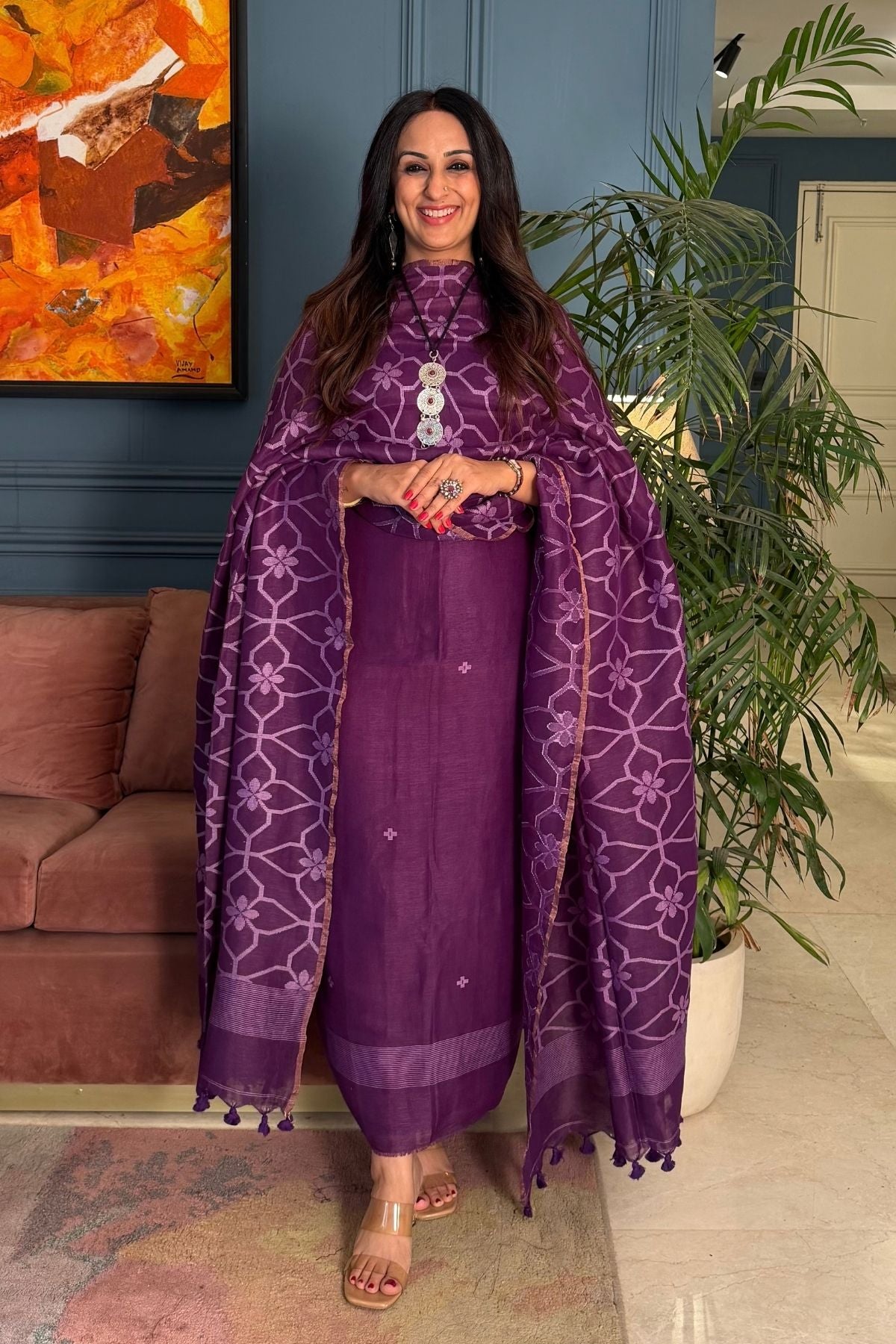Jayshree linen kurta dupatta sets!!