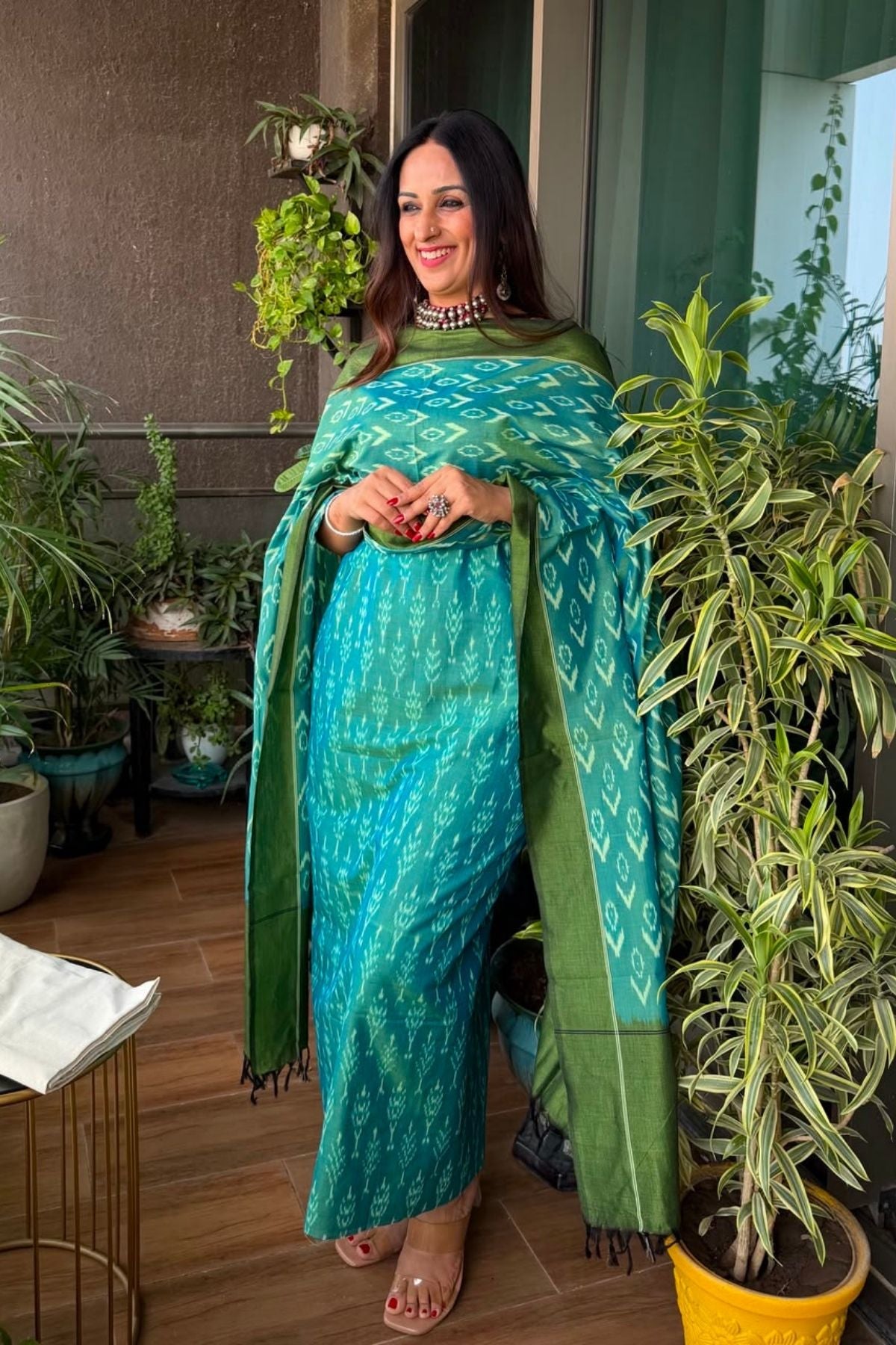 Mercerised cotton Ikat full sets!!