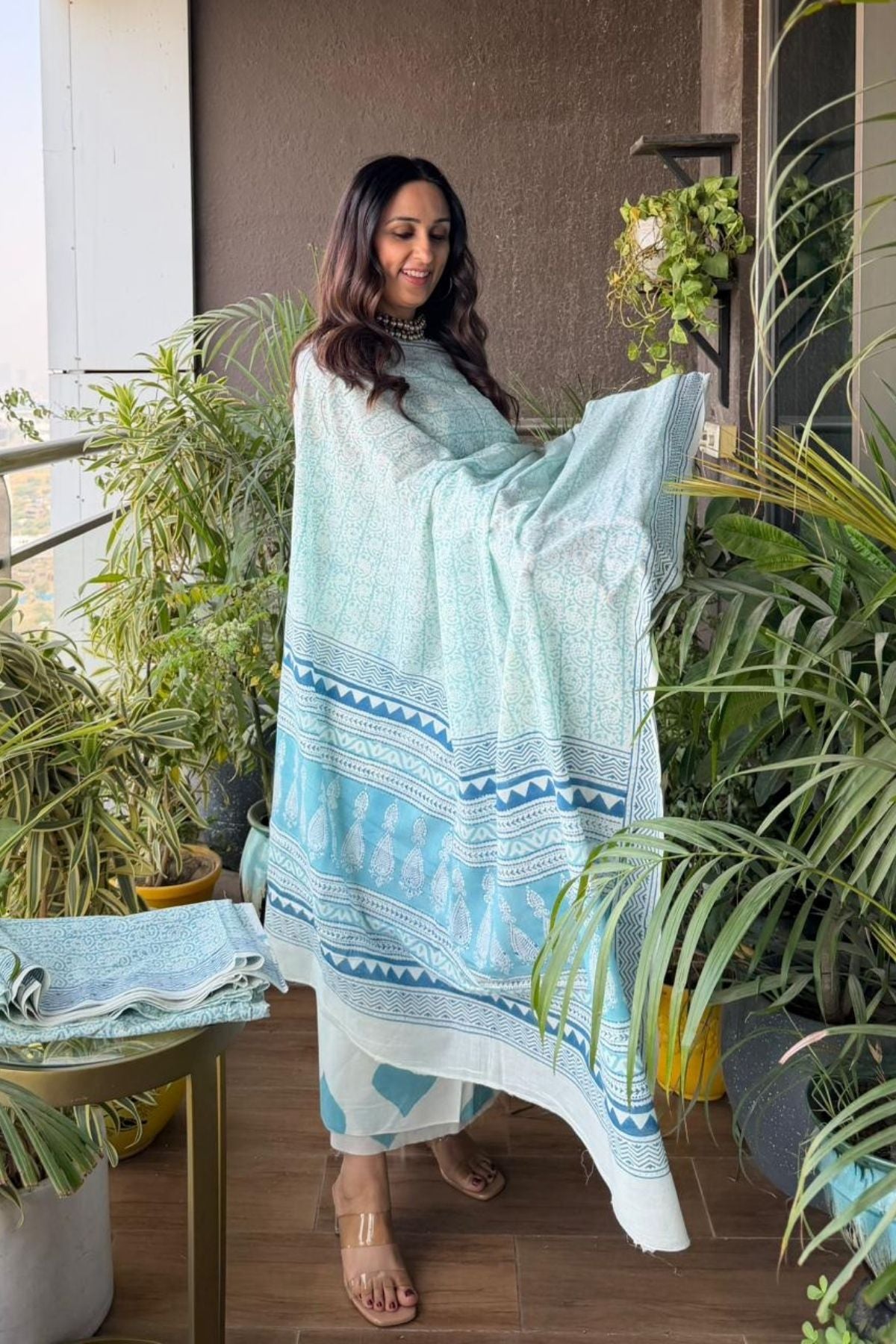 Handblocked pure cotton Bagh full sets!!