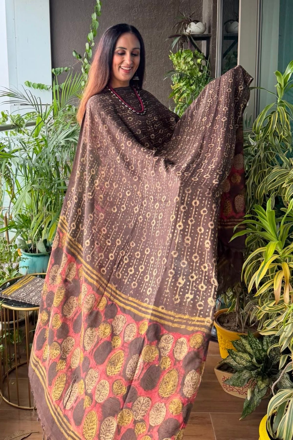 Handblocked Slub cotton linen full sets!!