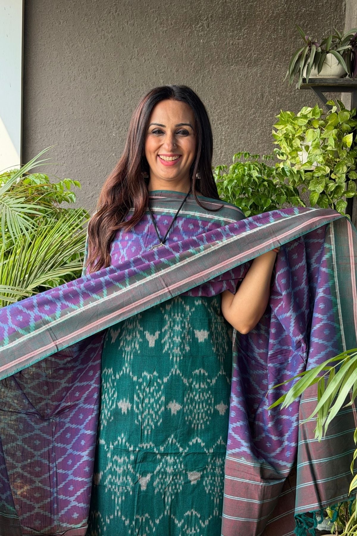 Double Ikat cotton full sets!!