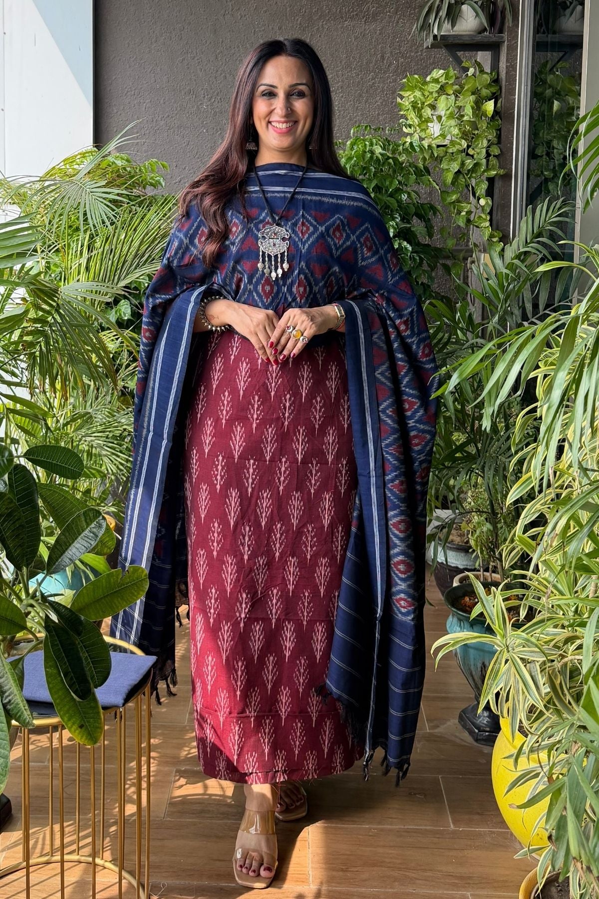 Double Ikat cotton full sets!!