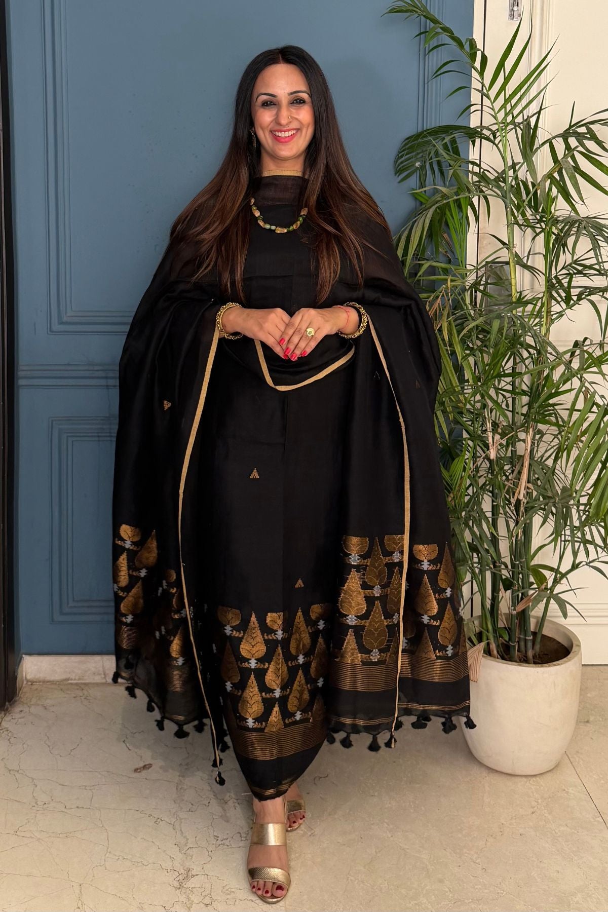Jayshree linen kurta Dupatta sets