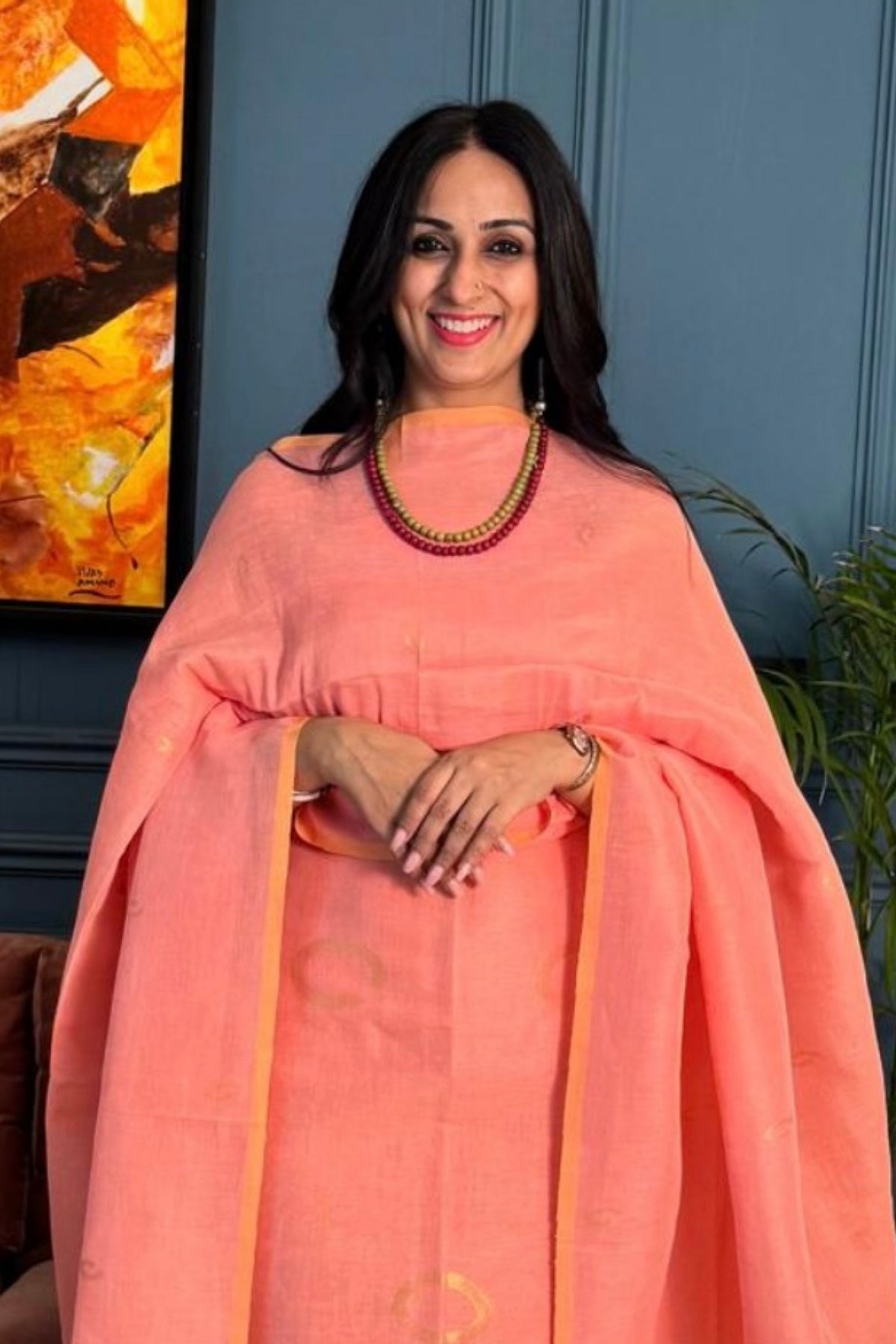 Jayshree Linen kurta dupatta sets