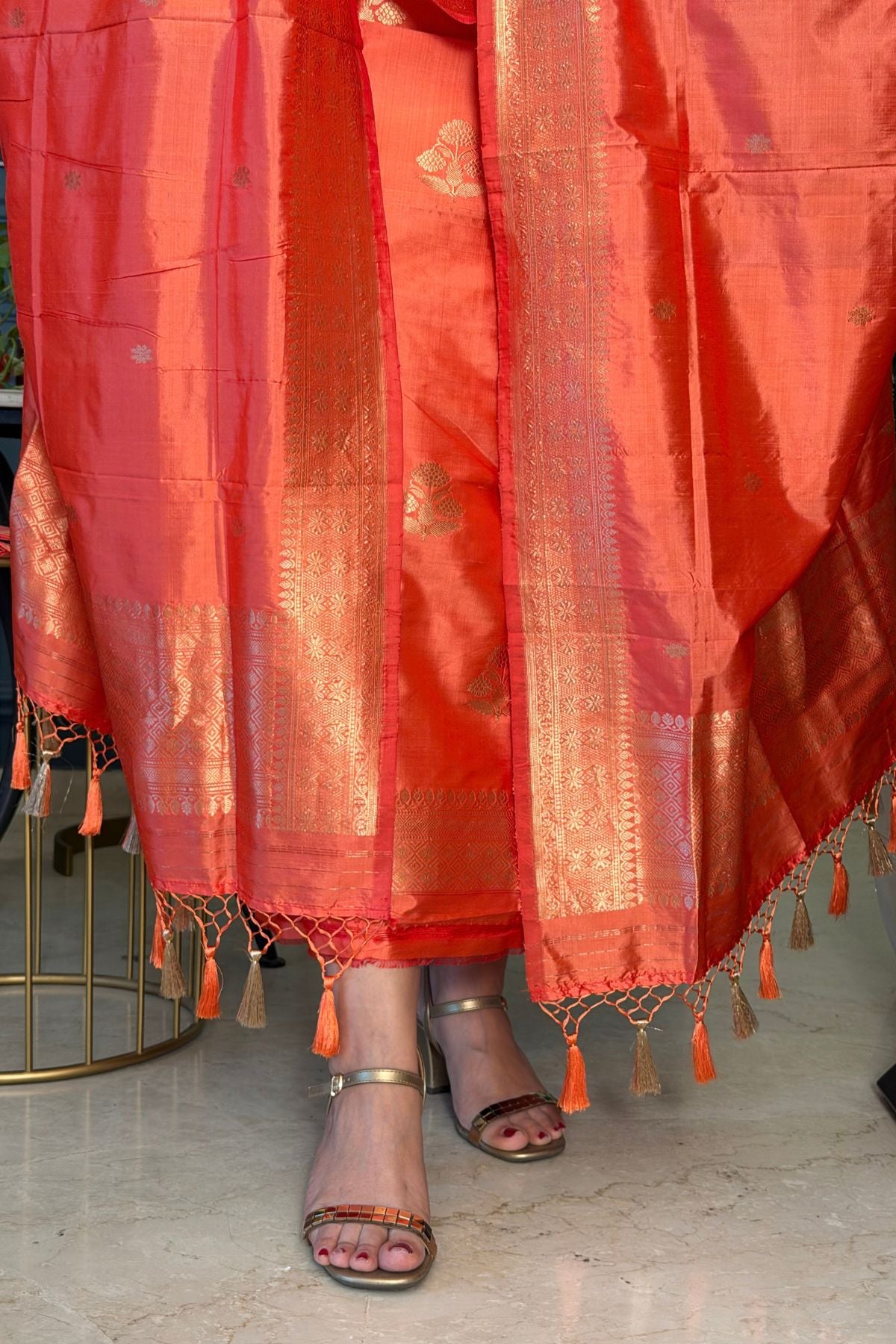 Handwoven pure Katan silk suit sets!!!