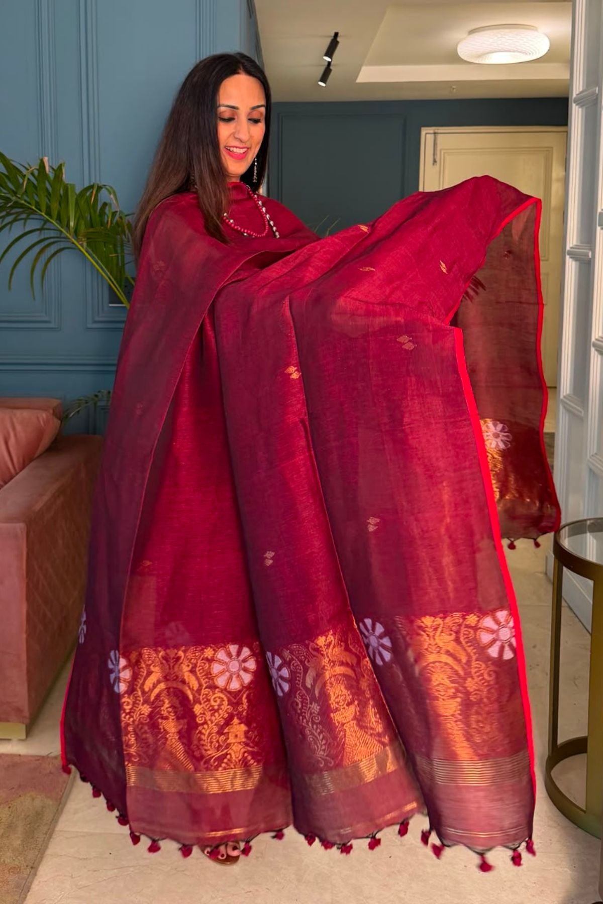 Jayshree linen kurta Dupatta sets