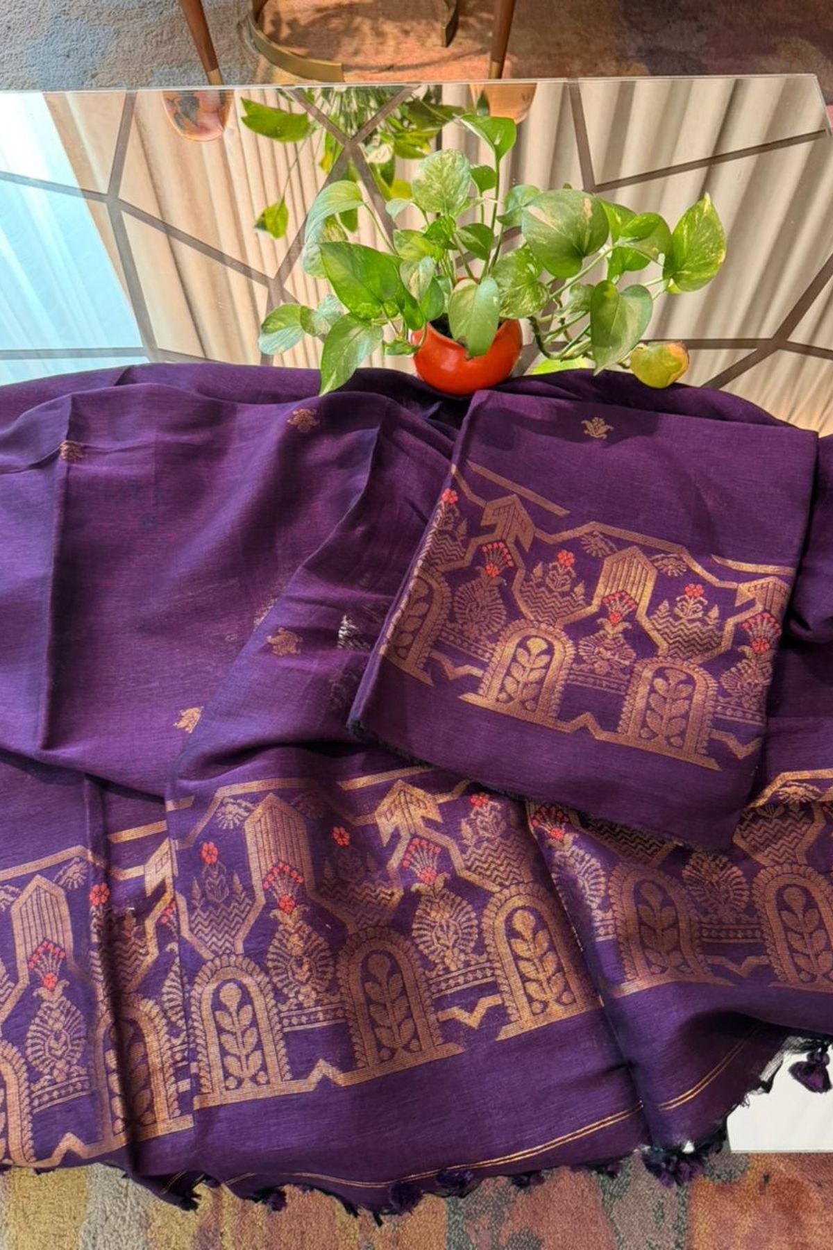 Jayshree linen kurta Dupatta sets