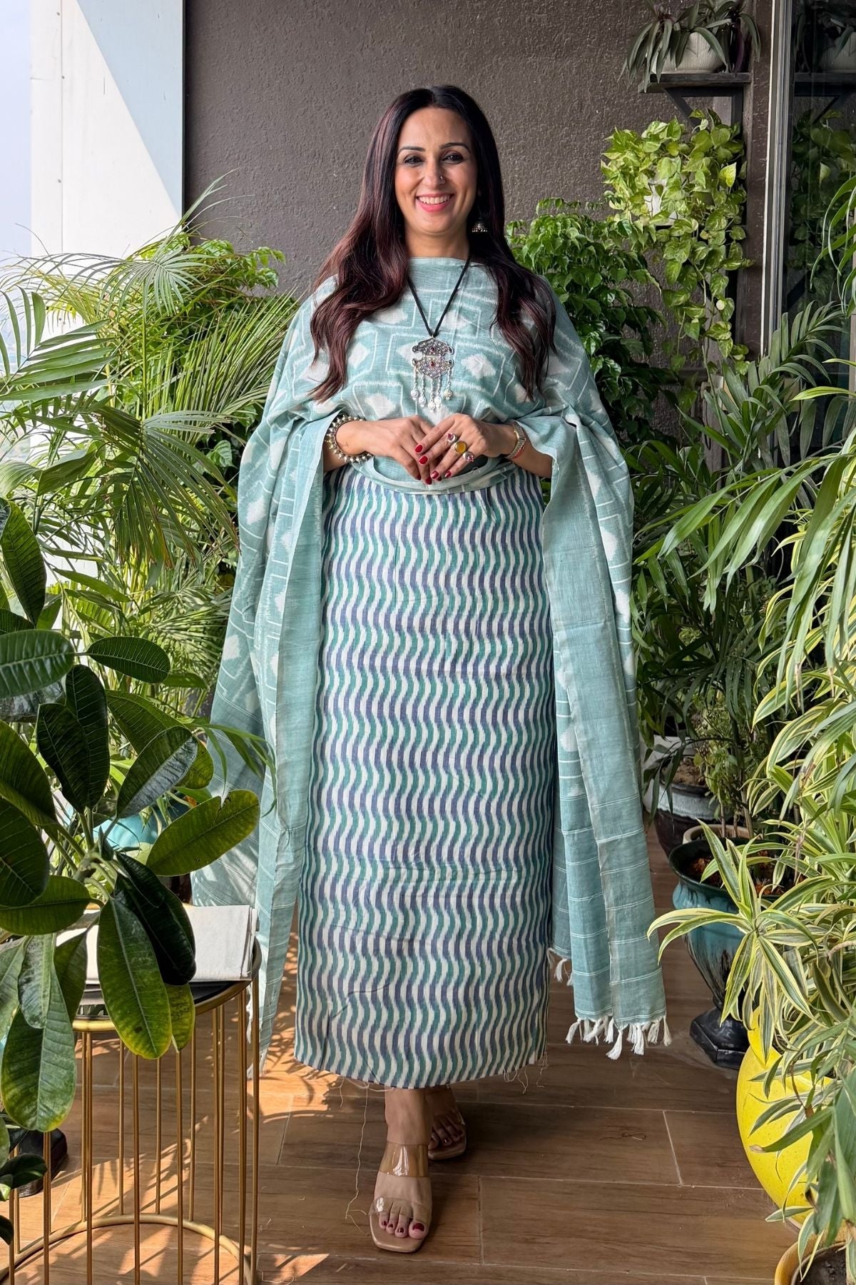 Double Ikat cotton full sets!!