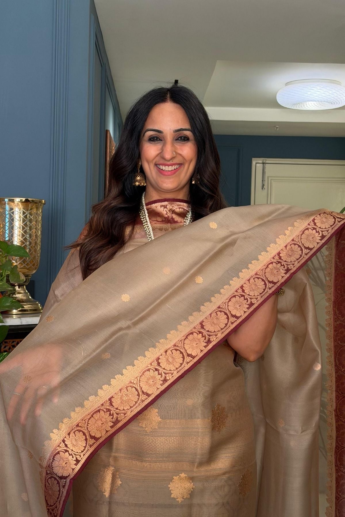 New Banarasi weave suit sets on pure organza silk!!