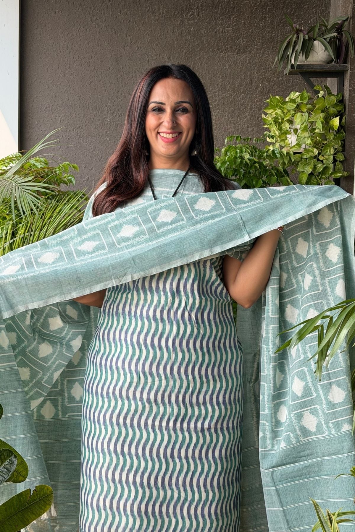 Double Ikat cotton full sets!!