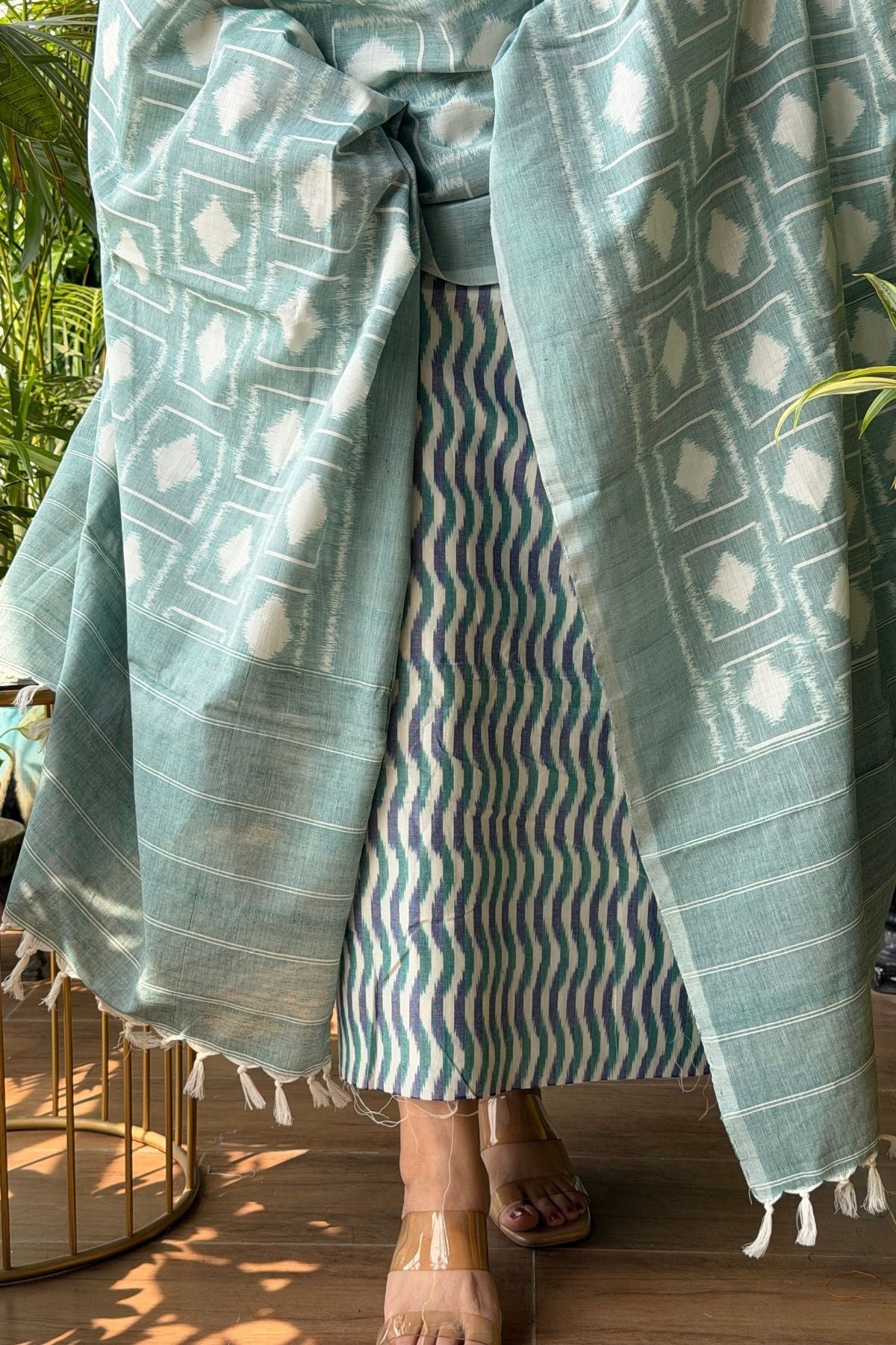 Double Ikat cotton full sets!!