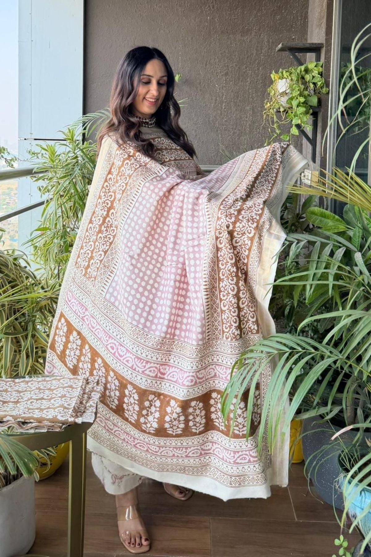 Handblocked pure cotton Bagh full sets!!