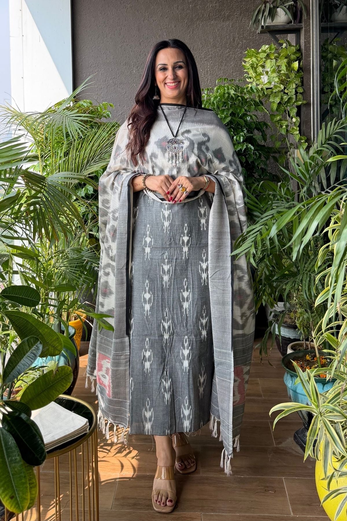 Double Ikat cotton full sets!!