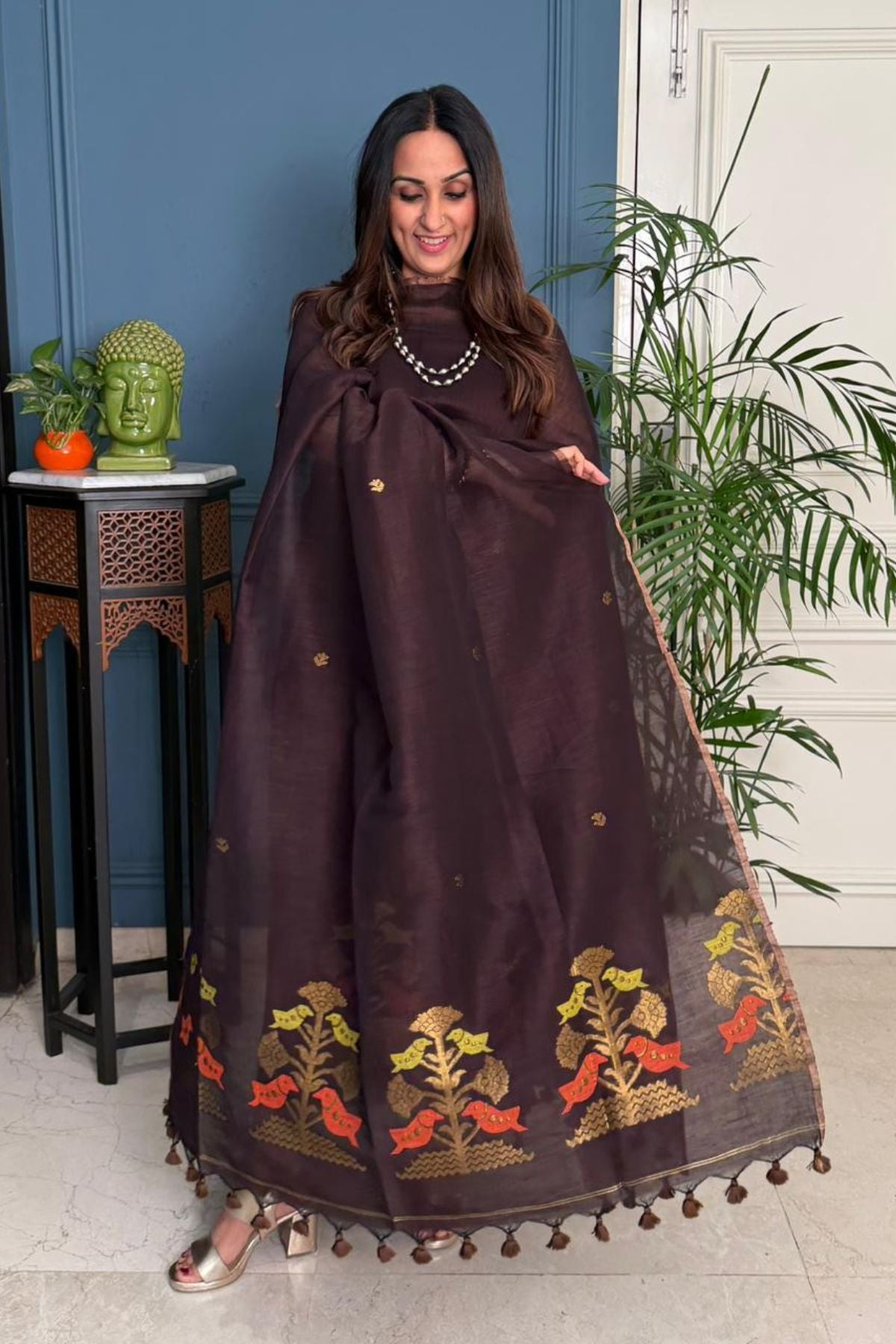 Jayshree linen kurta dupatta set