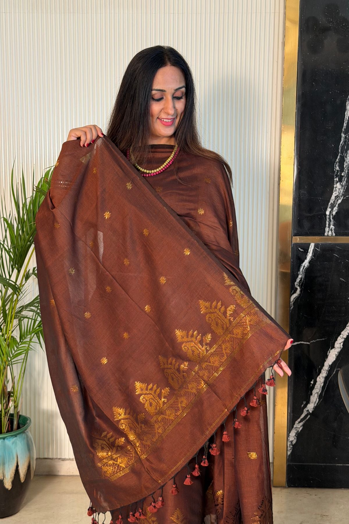 Mercerised pure cotton zari weave kurta dupatta sets with Jamdani weave !!