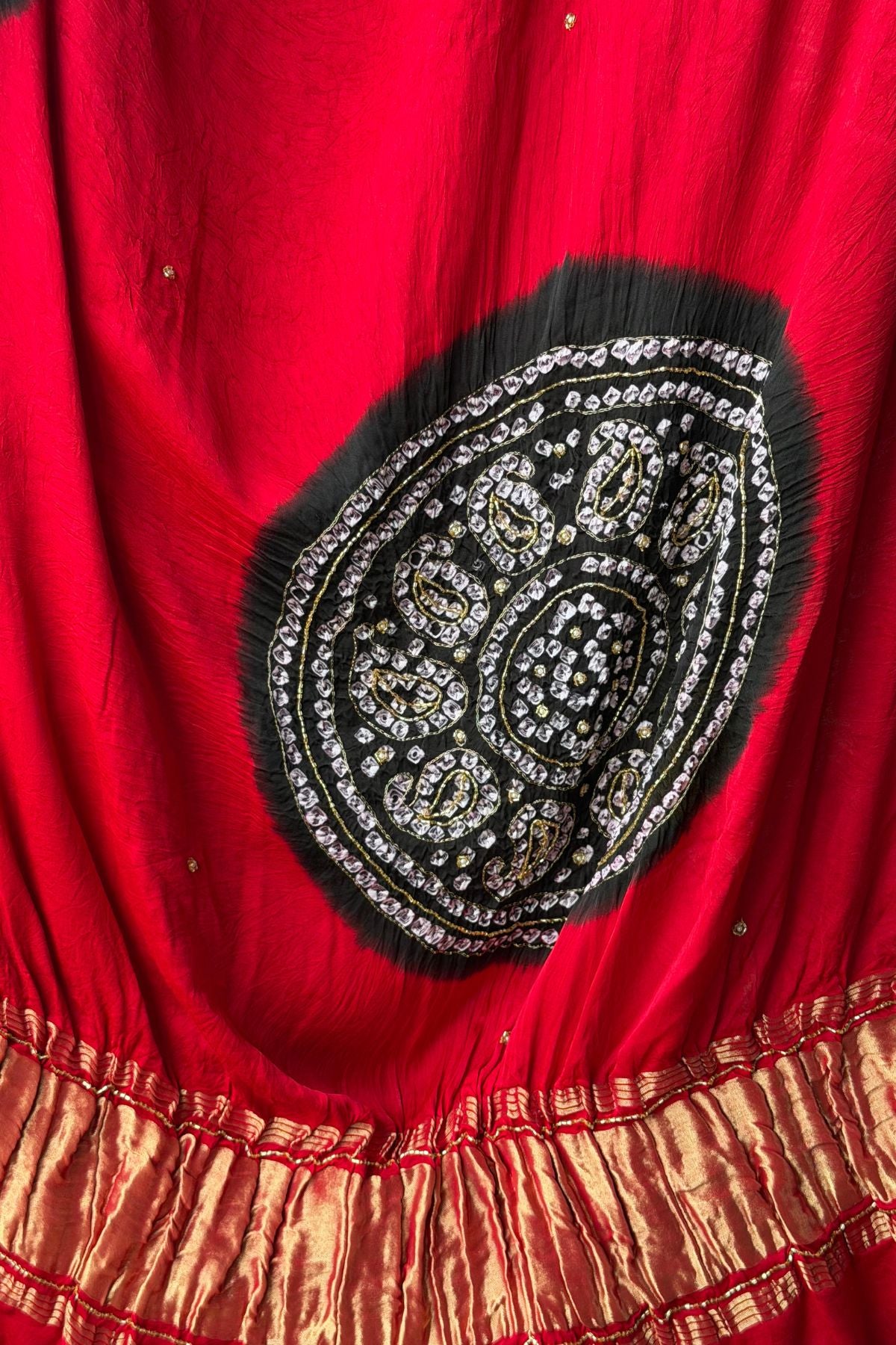 Bandhani suit sets on pure modal with handwork!!