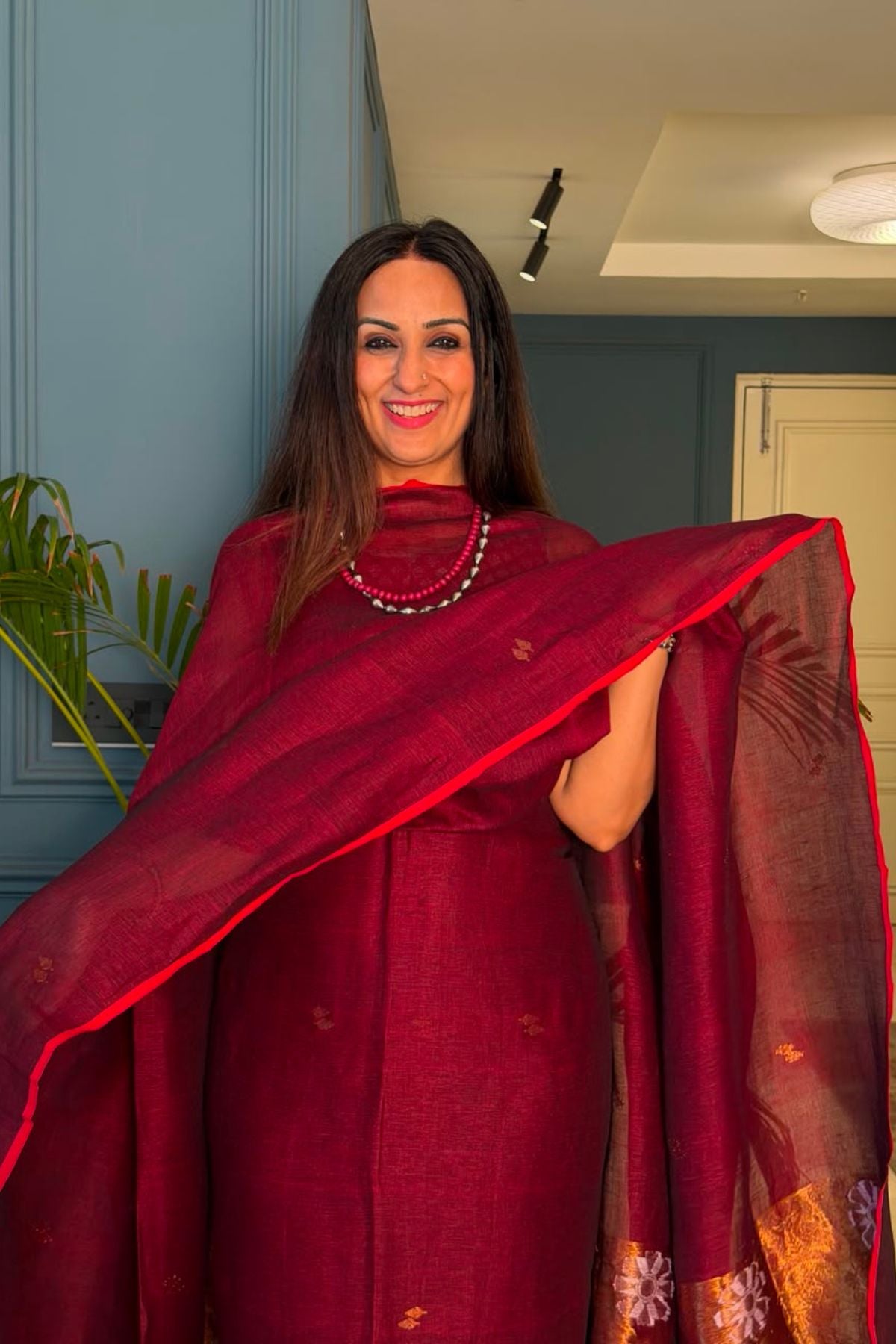 Jayshree linen kurta Dupatta sets
