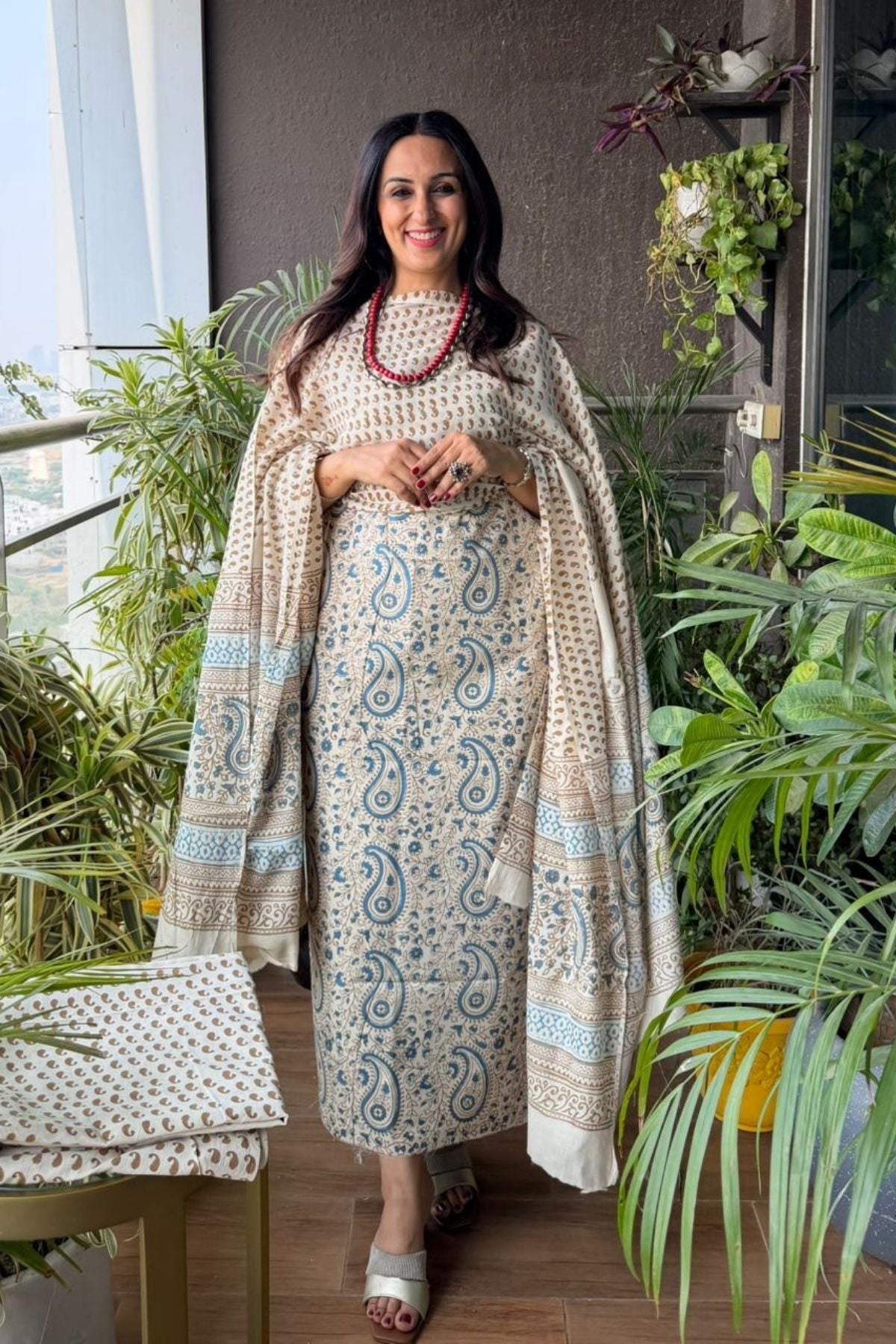 Handblocked pure cotton Bagh full sets!!
