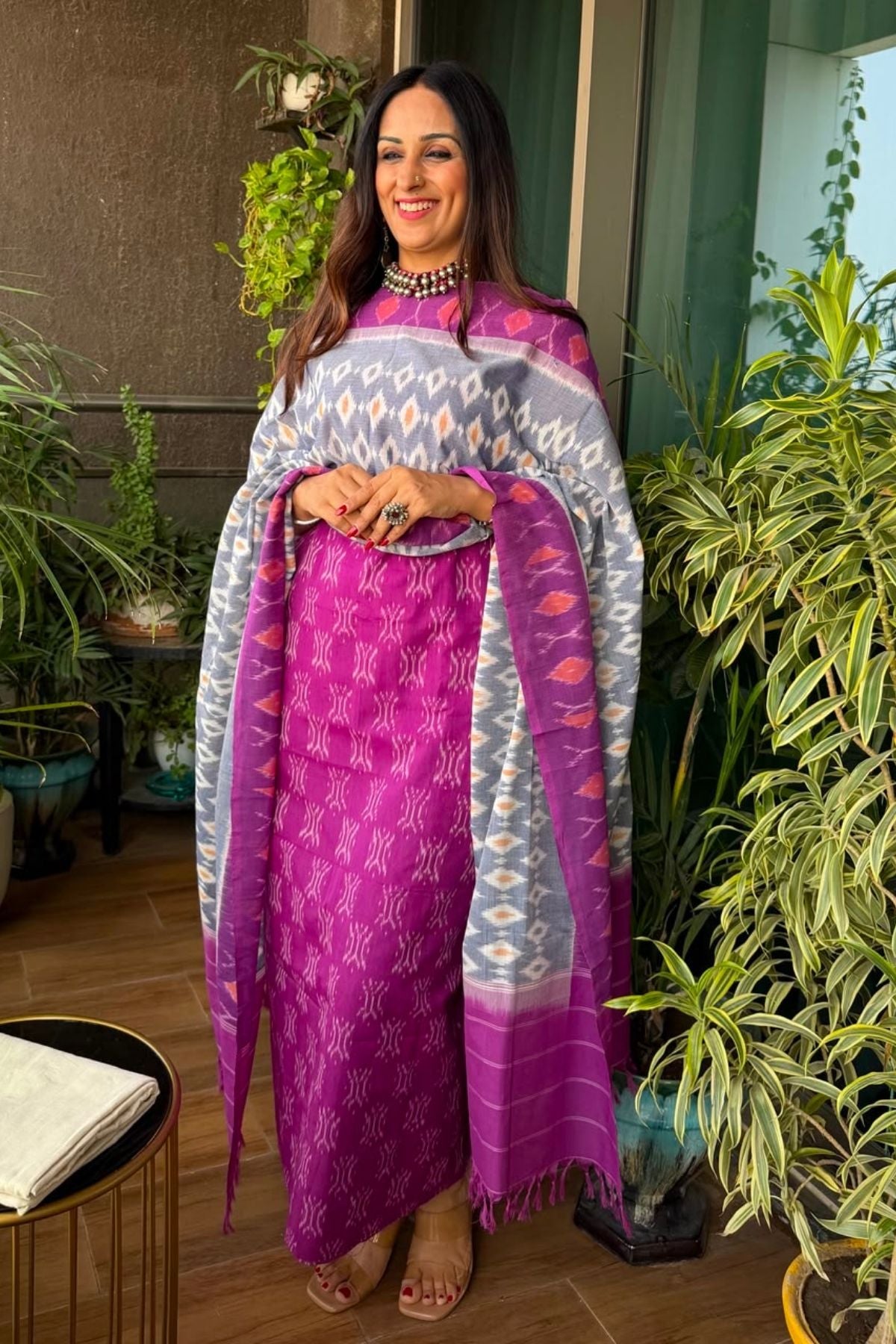 Mercerised cotton Ikat full sets!!
