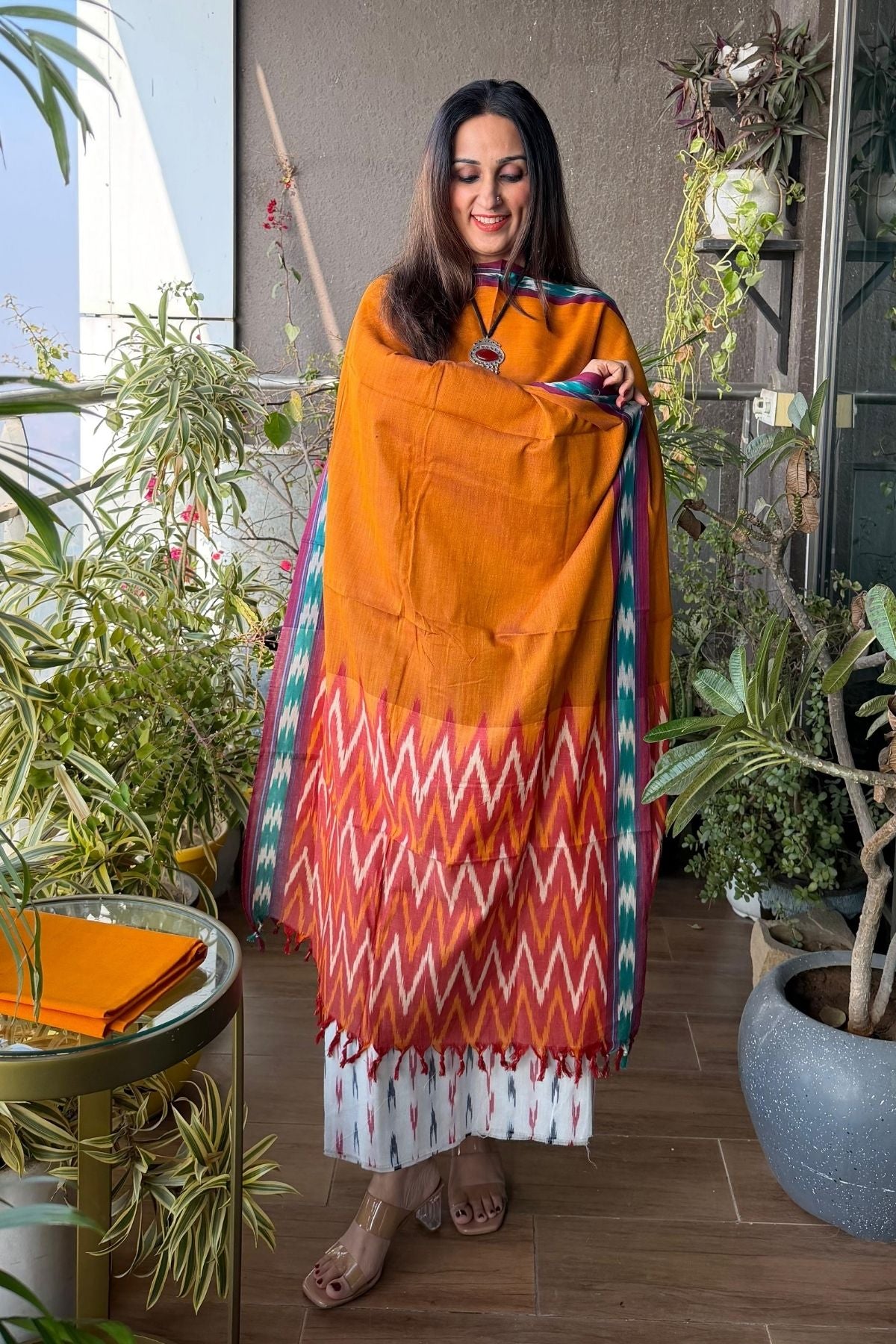 Handloom Ikat cotton full sets