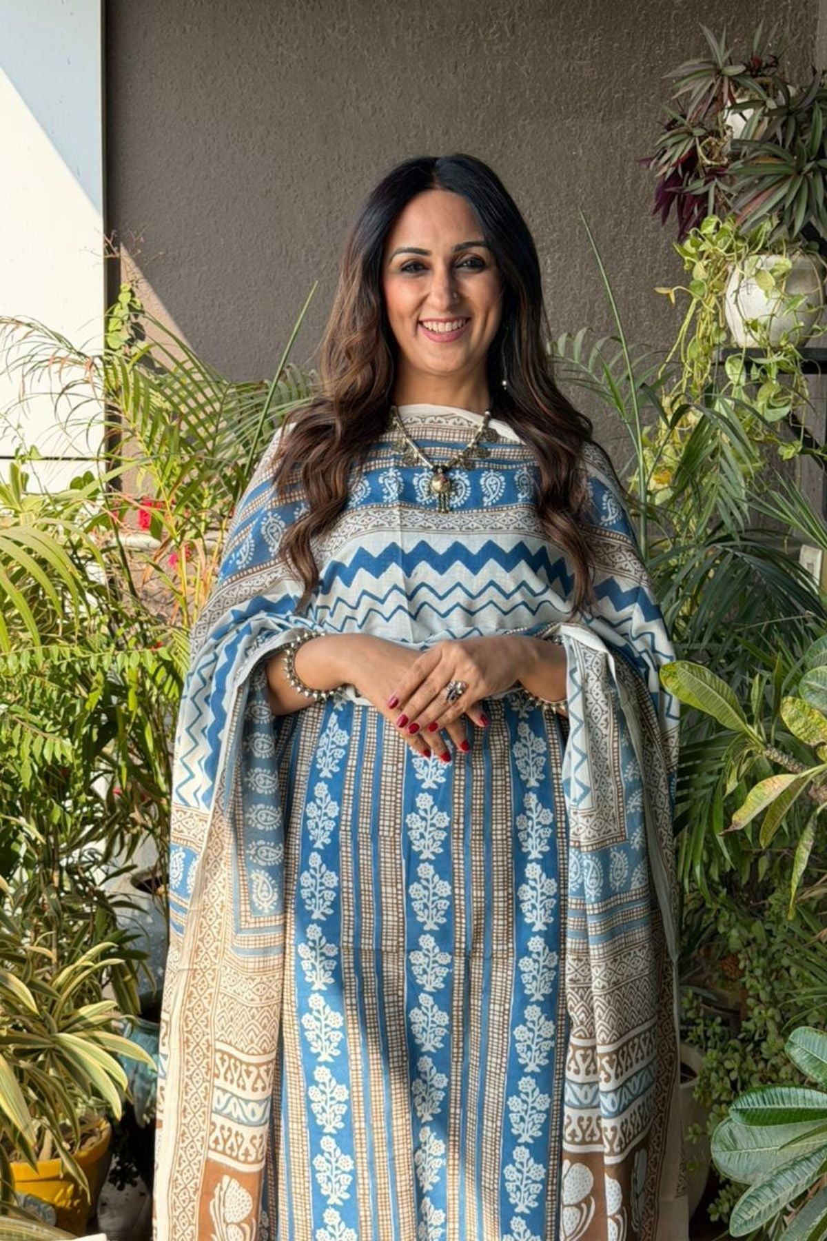 Bagh Blockprinted taj cotton full suit set