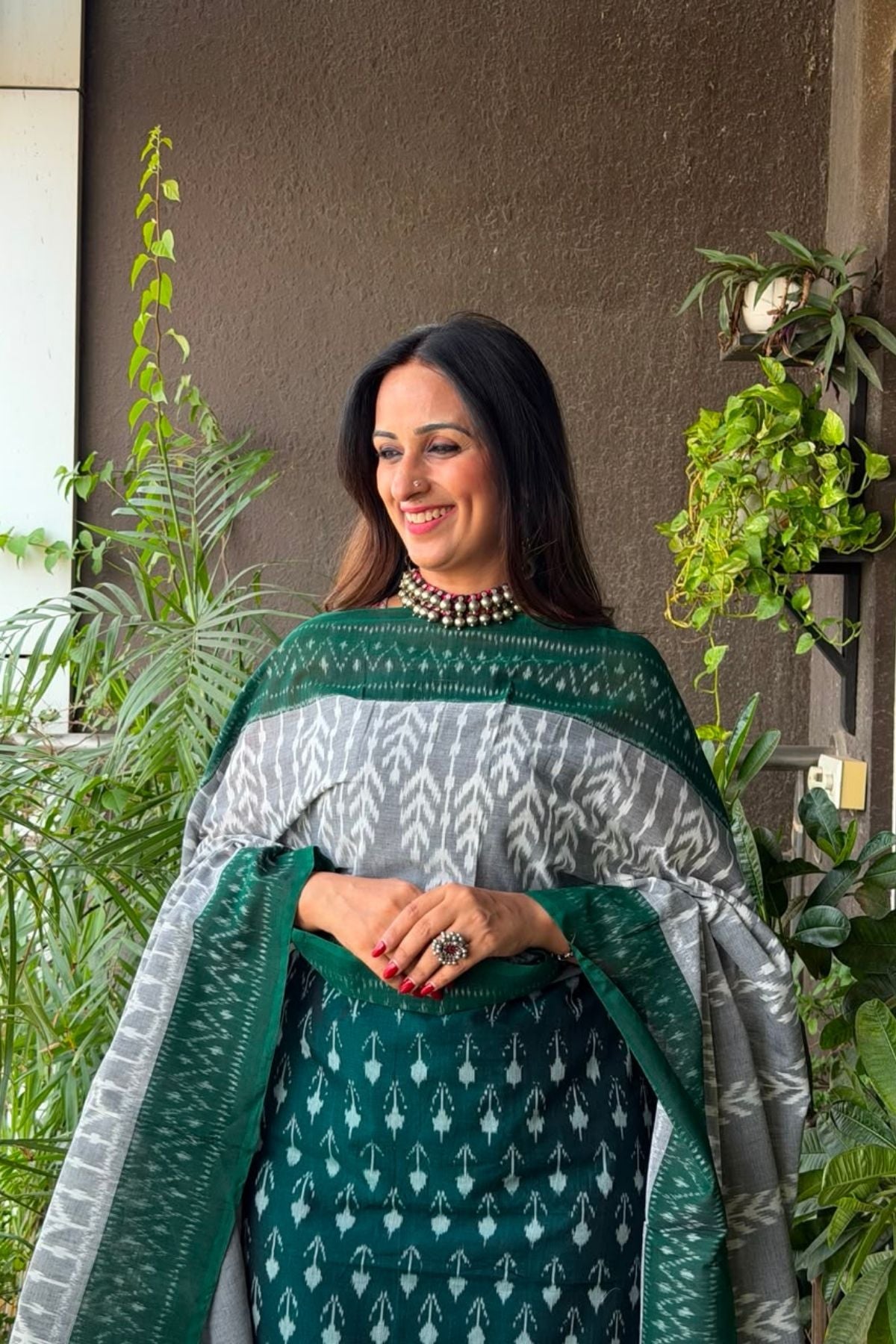 Mercerised cotton Ikat full sets!!