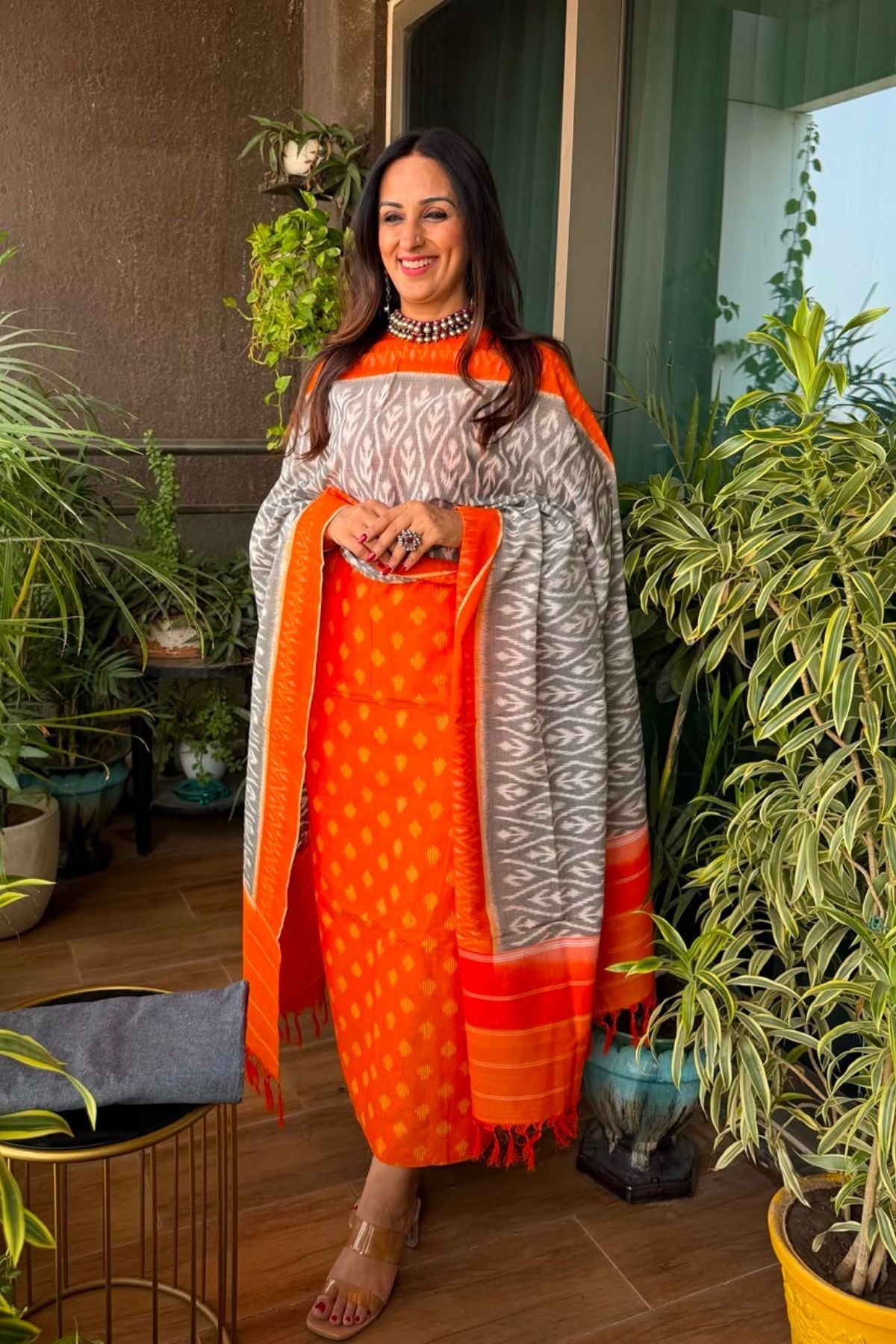 Mercerised cotton Ikat full sets!!