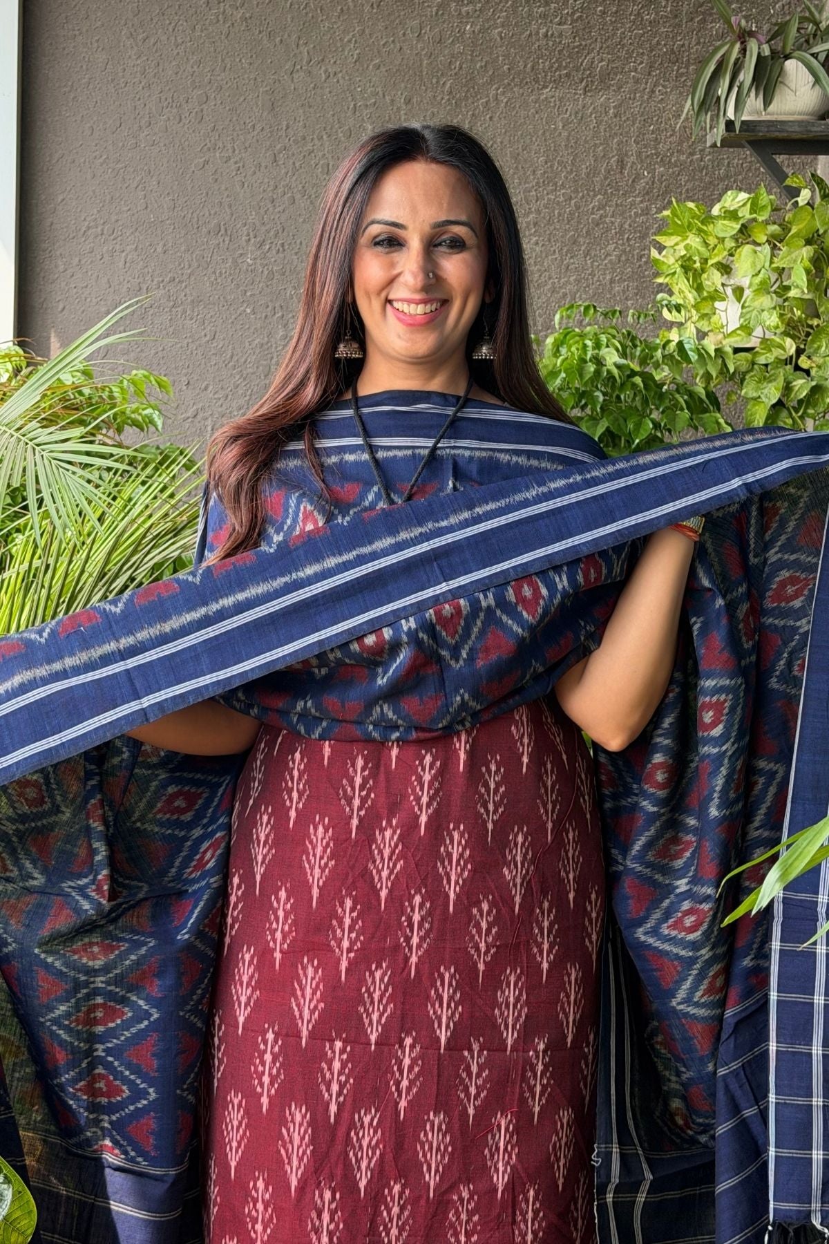 Double Ikat cotton full sets!!