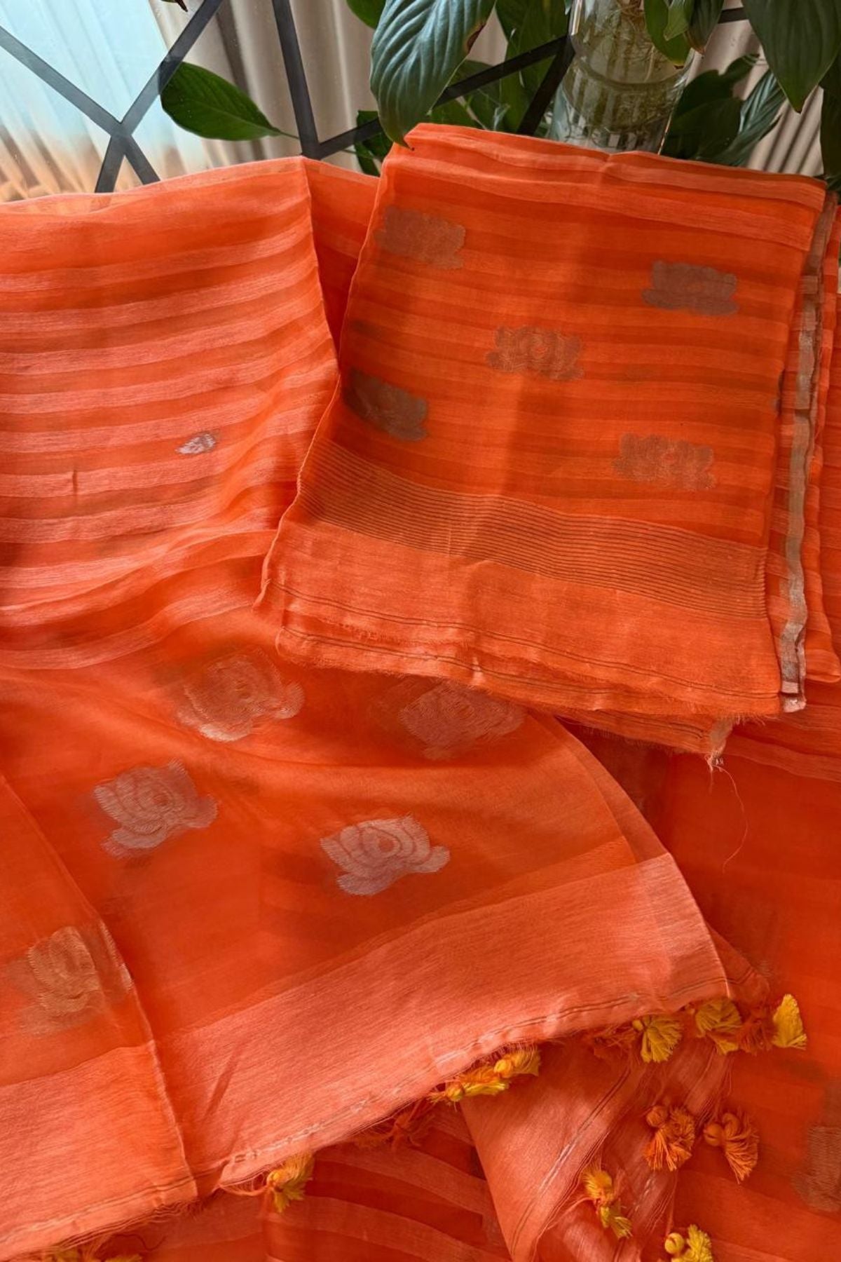 Pure Silk Linen kurta dupatta sets