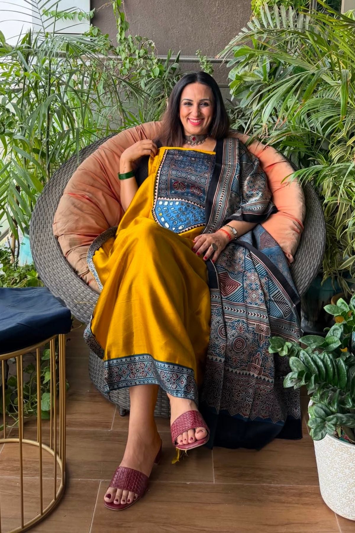 Handcrafted Kutch mirror work Mashru silk full sets!!