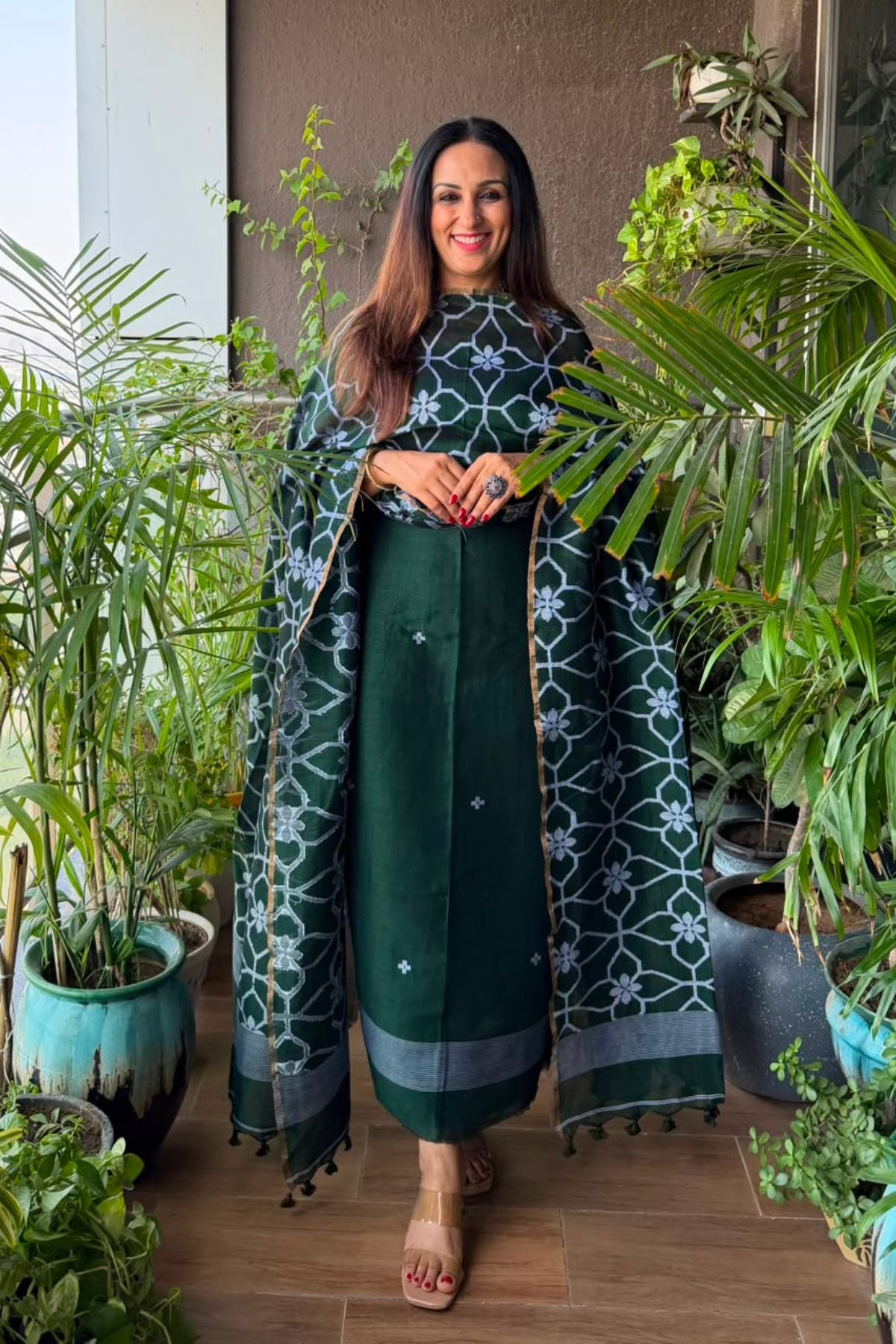 Jayshree linen kurta dupatta sets!!