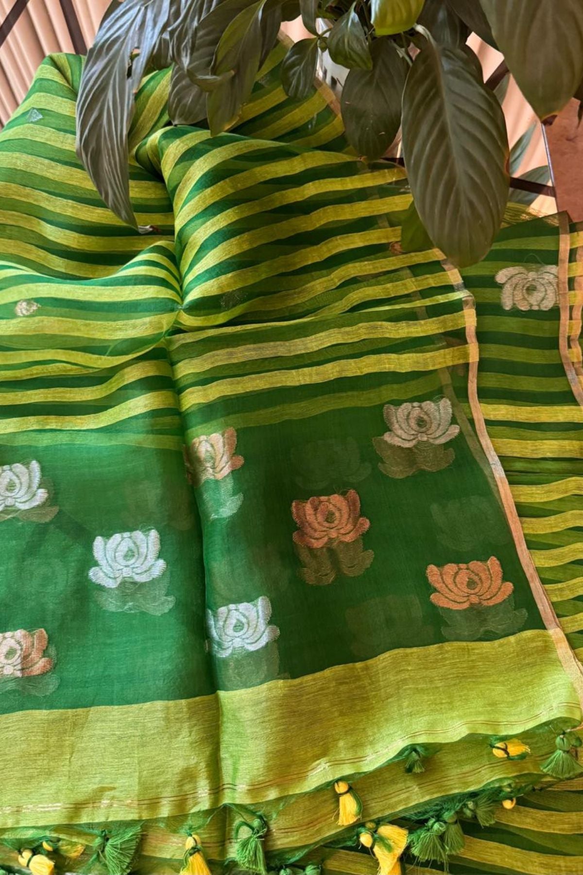Pure Silk Linen kurta dupatta sets