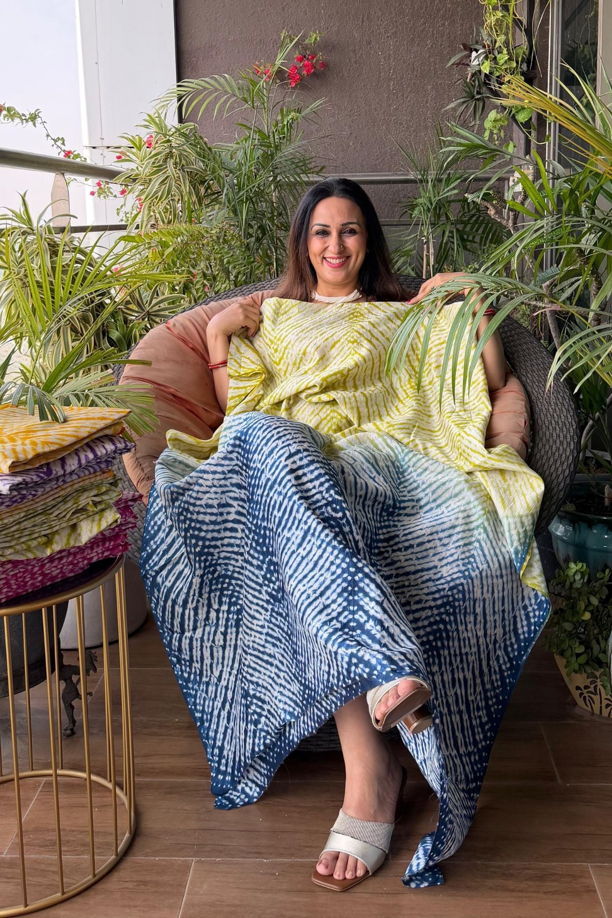 Hand Shibori kurtas on Pure Chanderi!!