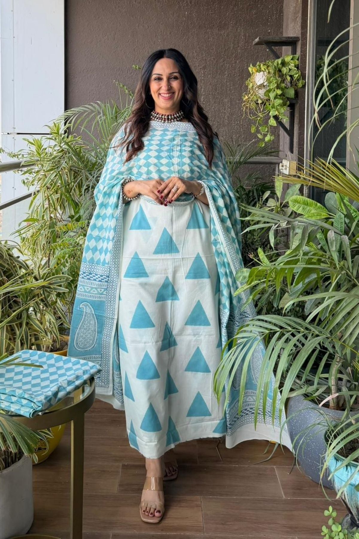 Handblocked pure cotton Bagh full sets!!