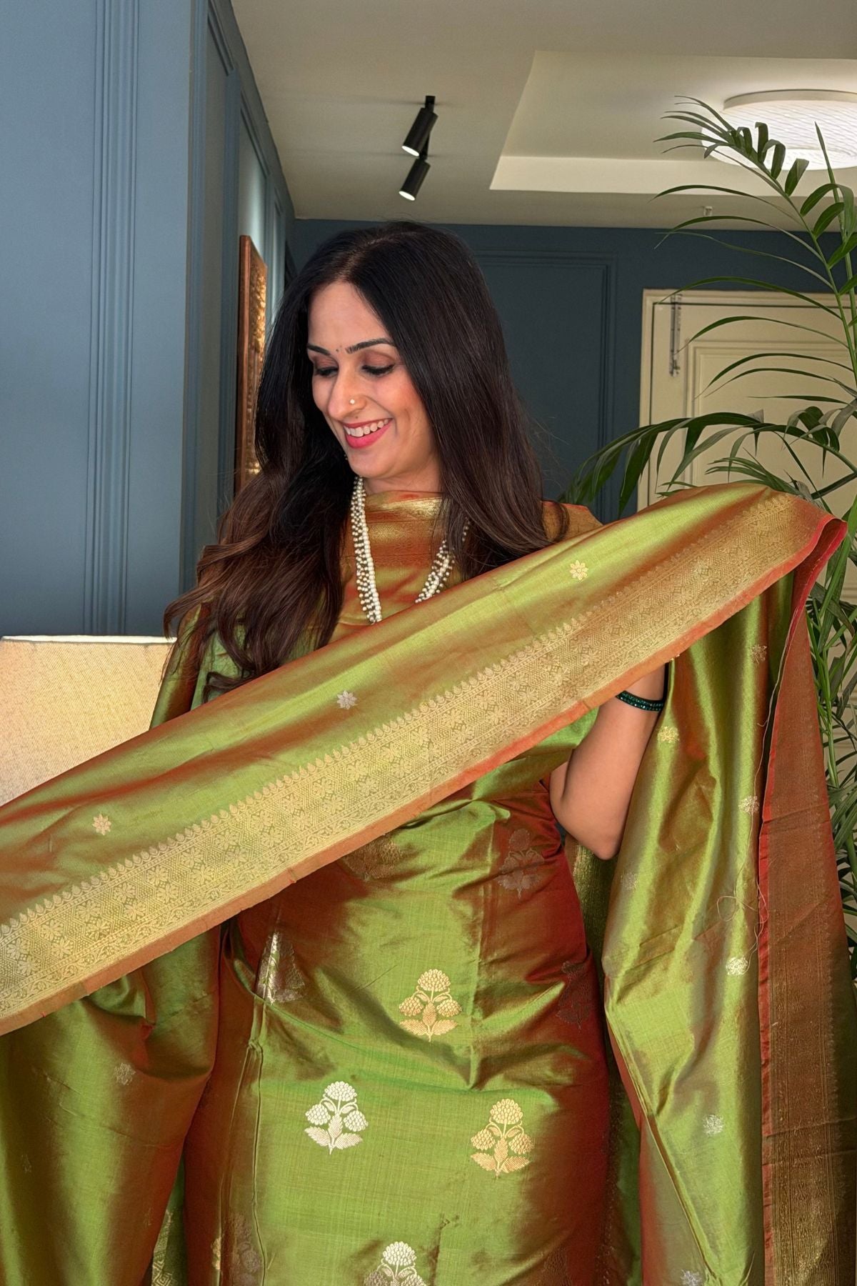 Handwoven pure Katan silk suit sets!!!
