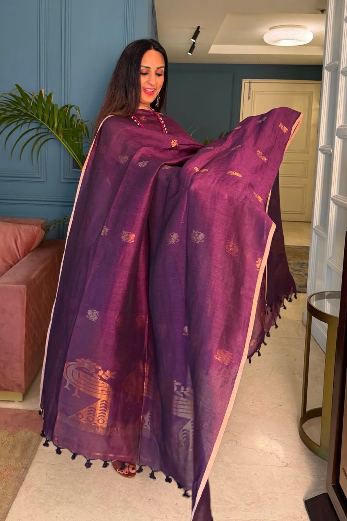 Jayshree linen kurta Dupatta sets