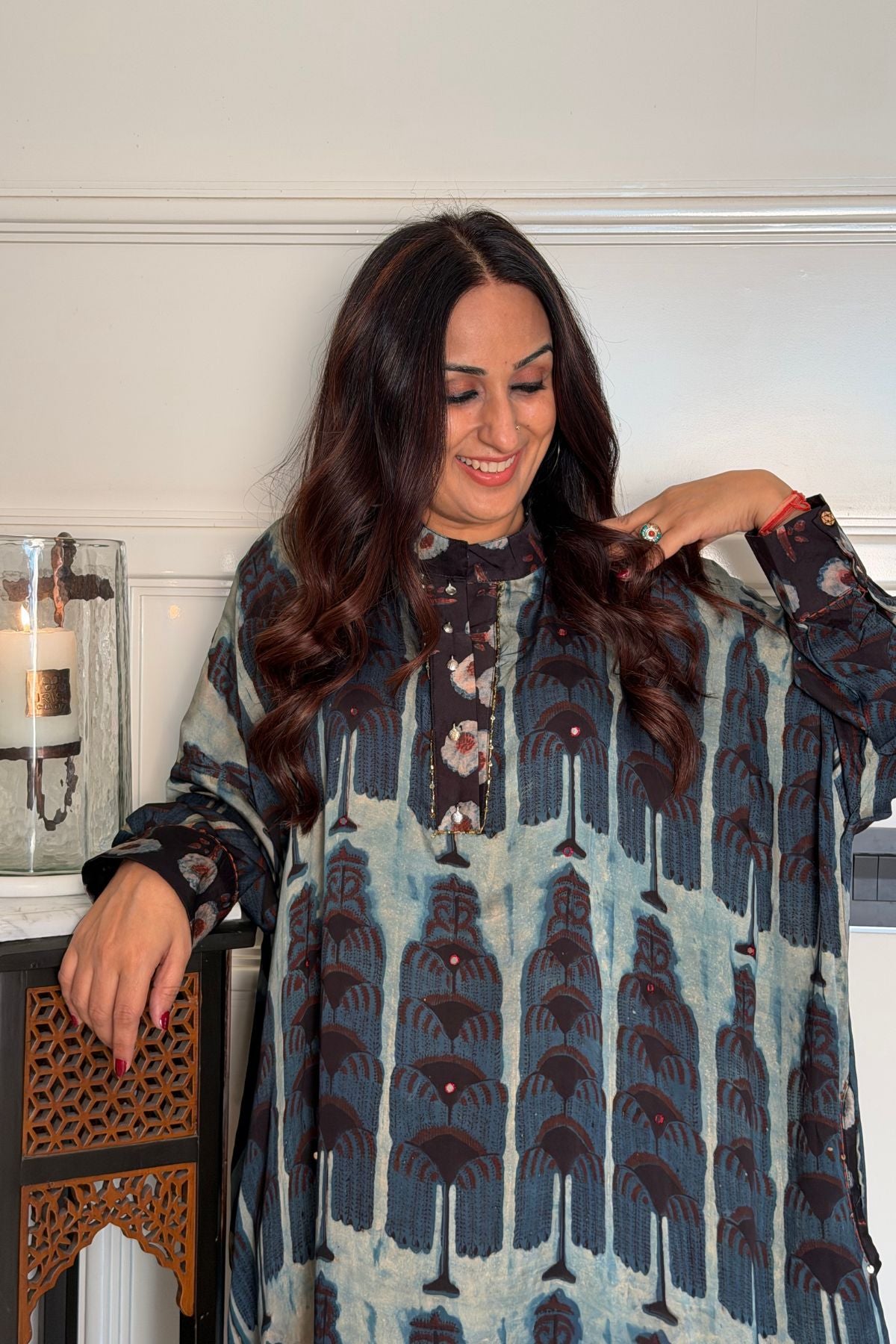 Free-flowing premium Modal dresses with intricate hand-block prints and exquisite handcrafted details!!