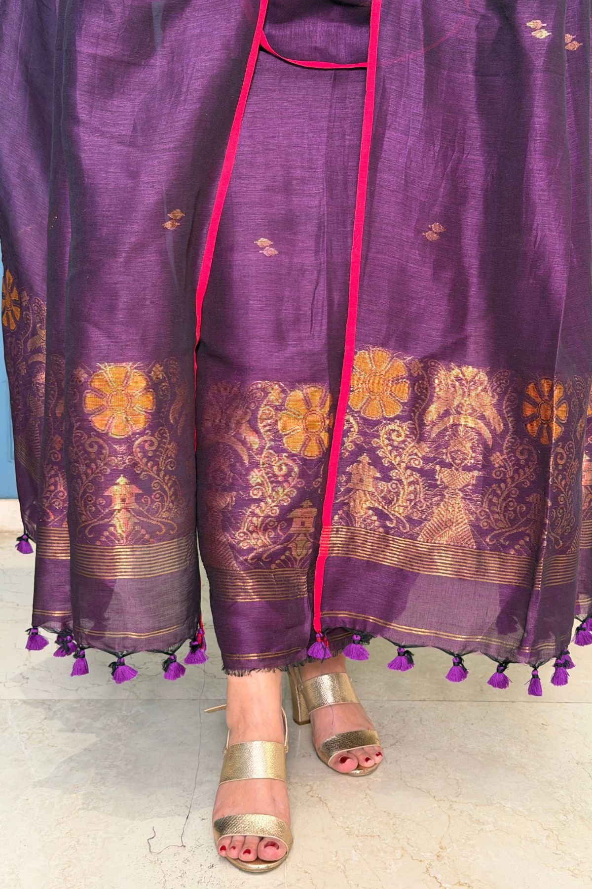 Jayshree linen kurta Dupatta sets