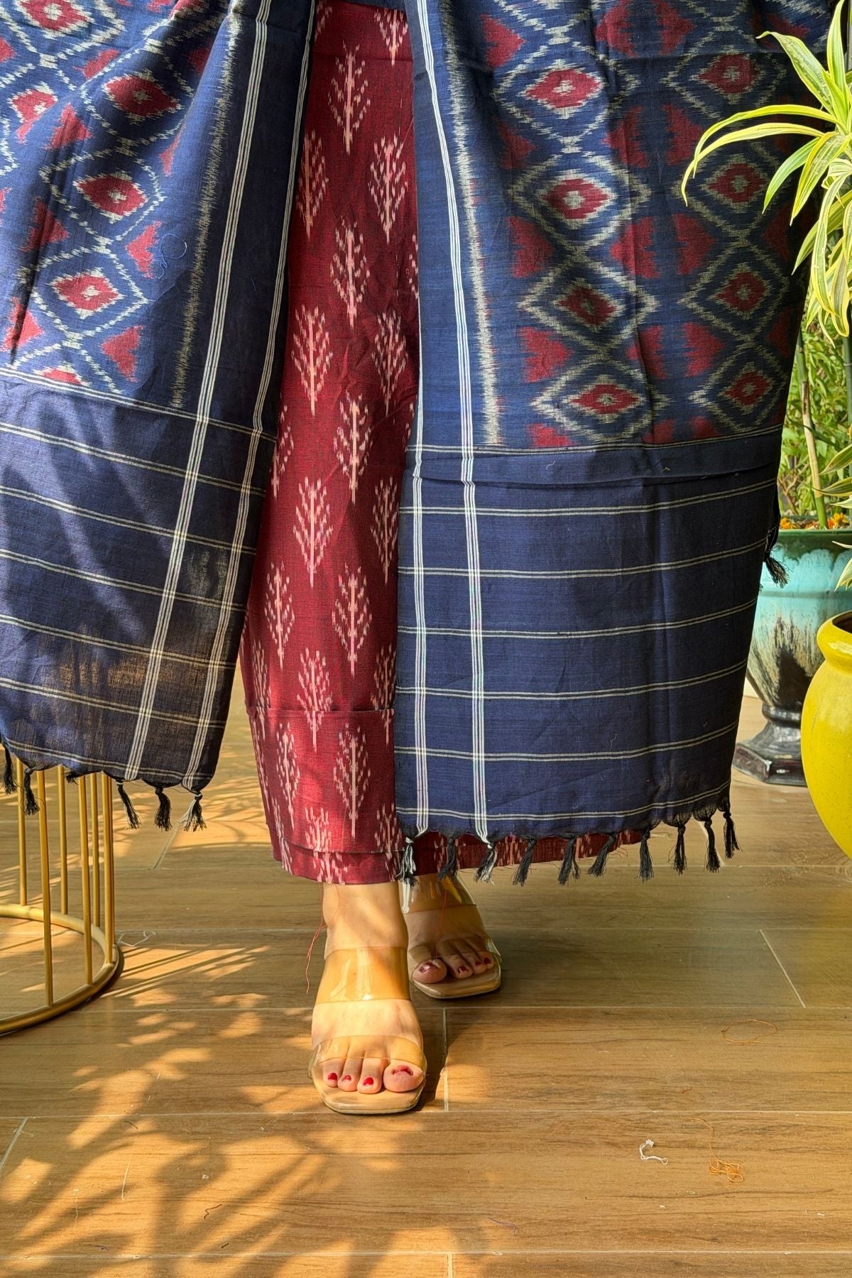 Double Ikat cotton full sets!!