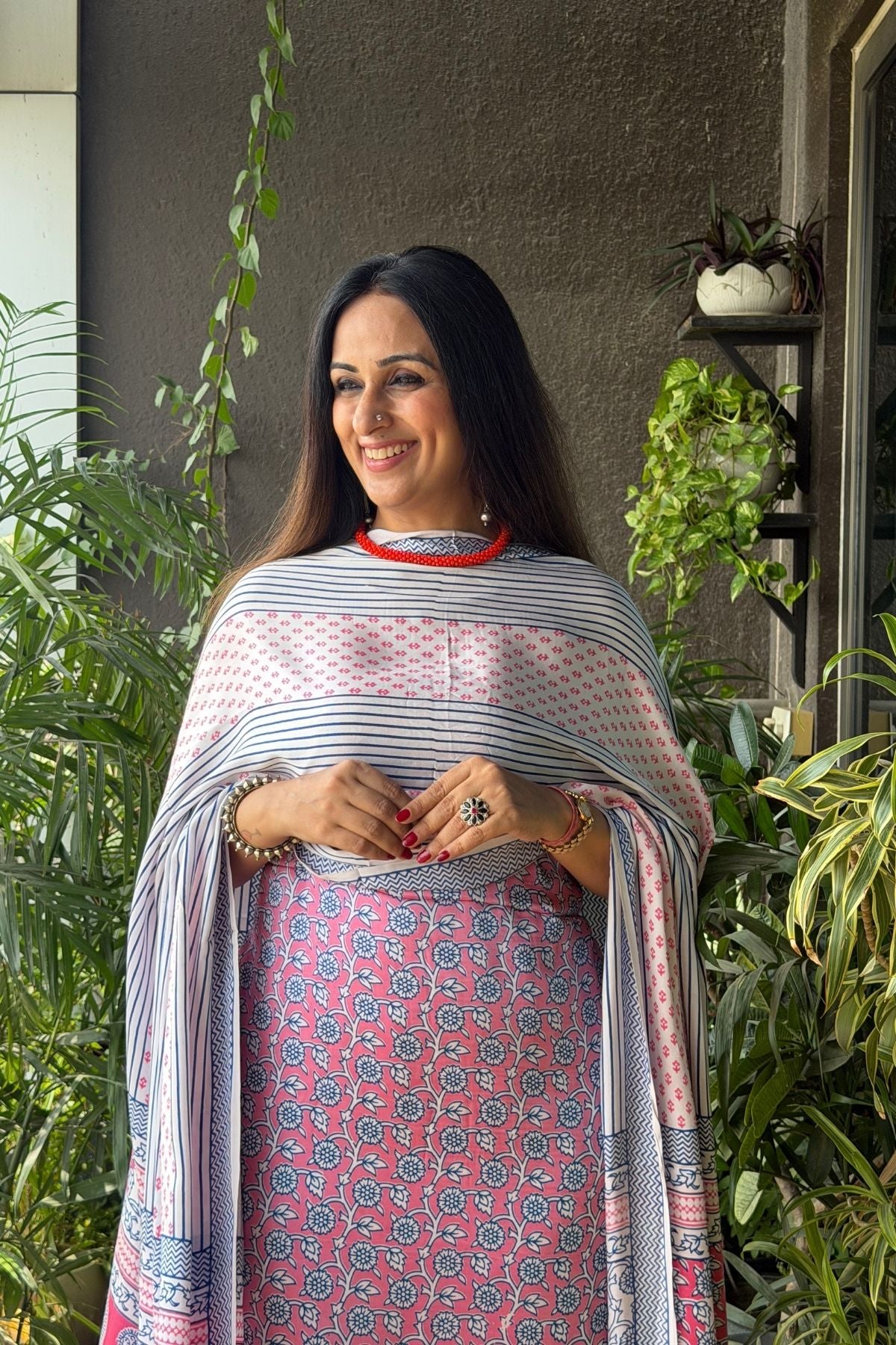 Handblocked Bagh sets on premium quality modal silk!!