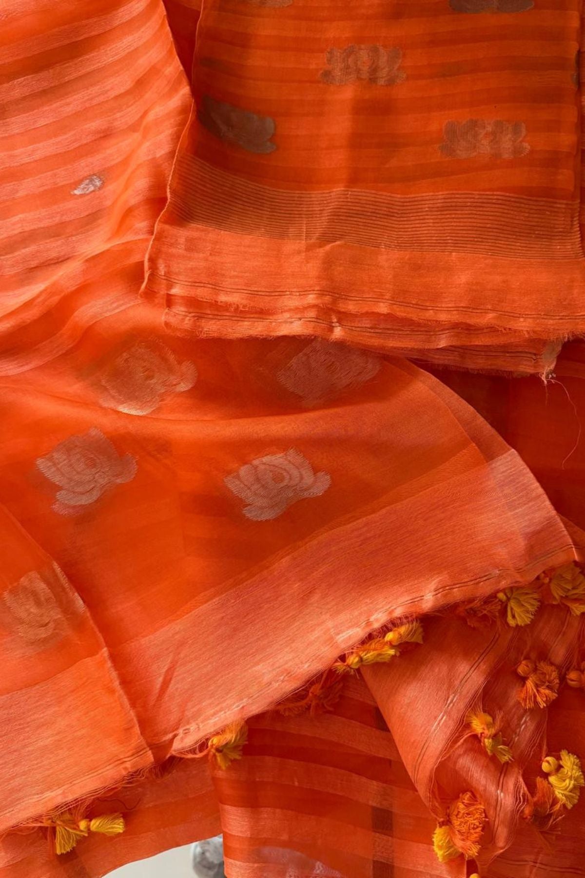 Pure Silk Linen kurta dupatta sets