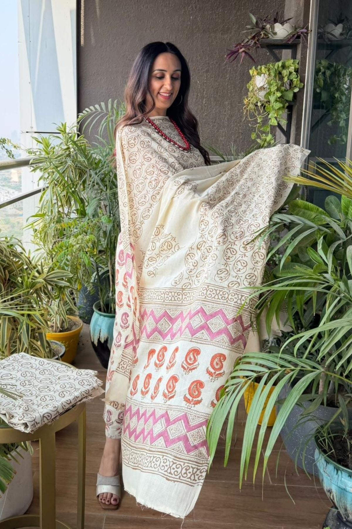 Handblocked pure cotton Bagh full sets!!