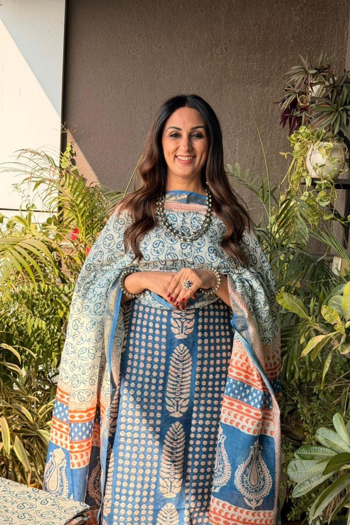 Bagh full sets on pure Maheshwari Silk