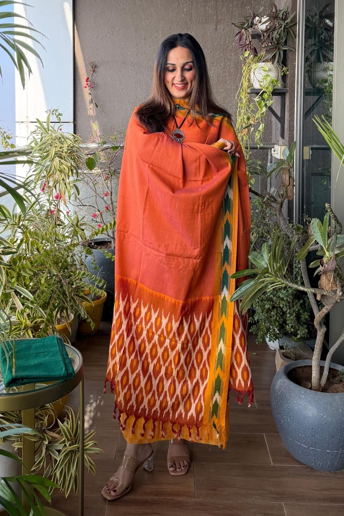 Handloom Ikat cotton full sets